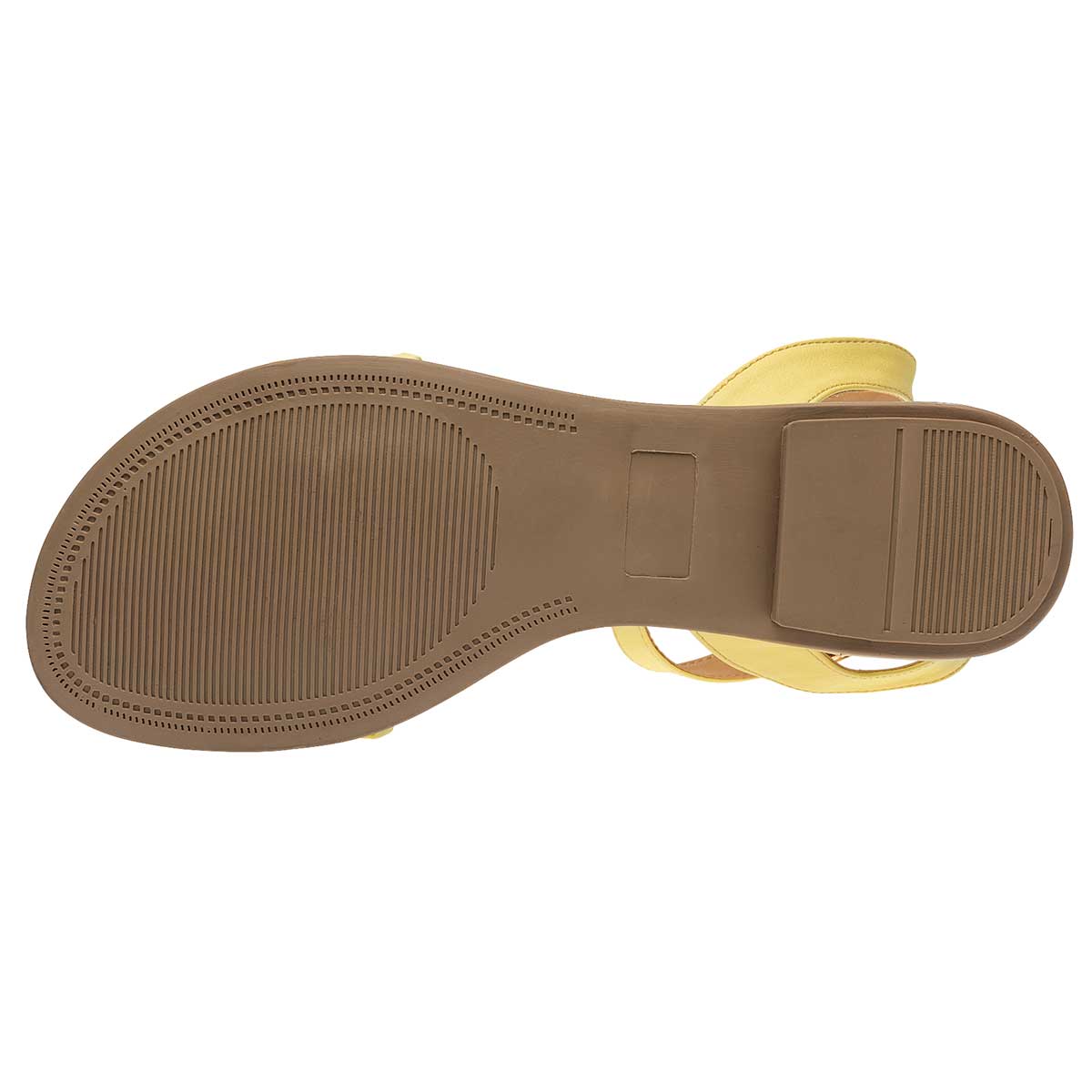 Sandalias de piso Exterior Sintético Color Amarillo Para Mujer De RBCOLLECTION