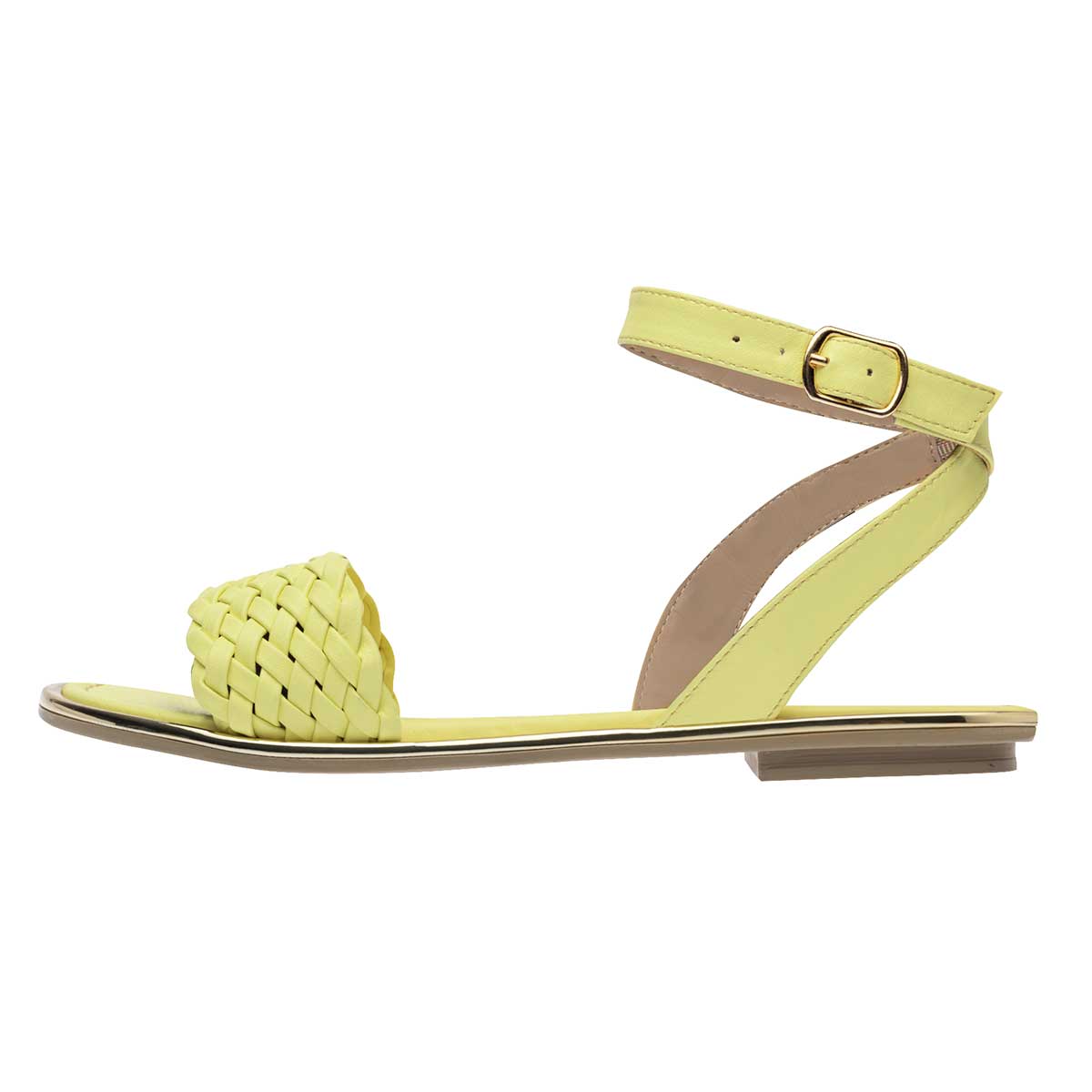 Sandalias de piso Exterior Sintético Color Amarillo Para Mujer De RBCOLLECTION