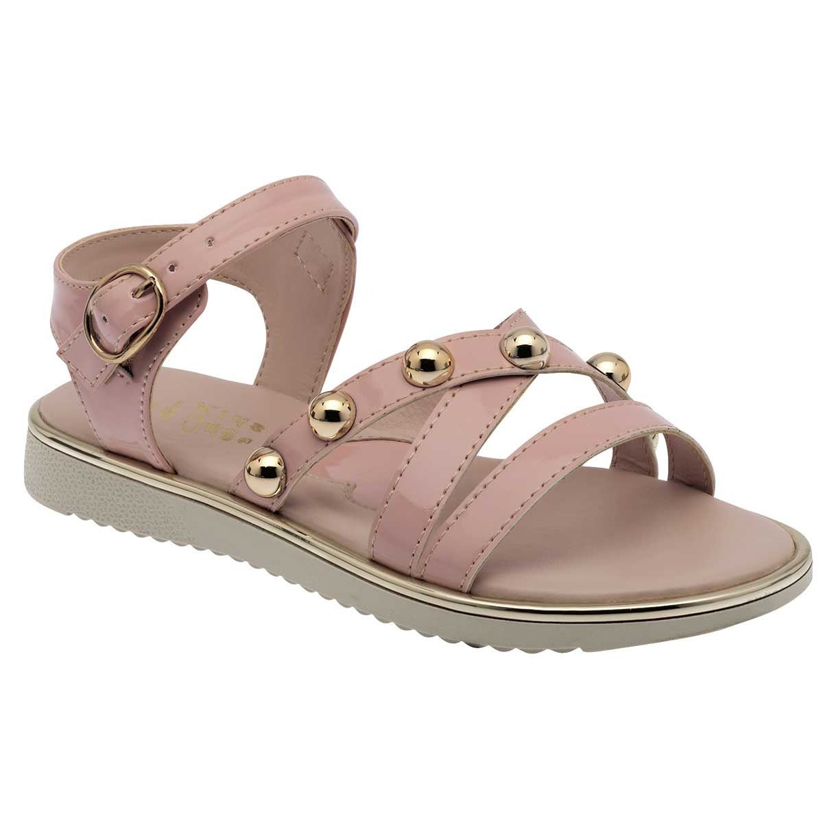 Sandalias Exterior Sintético Color Rosa De Charol Para Niña De RBCOLLECTION