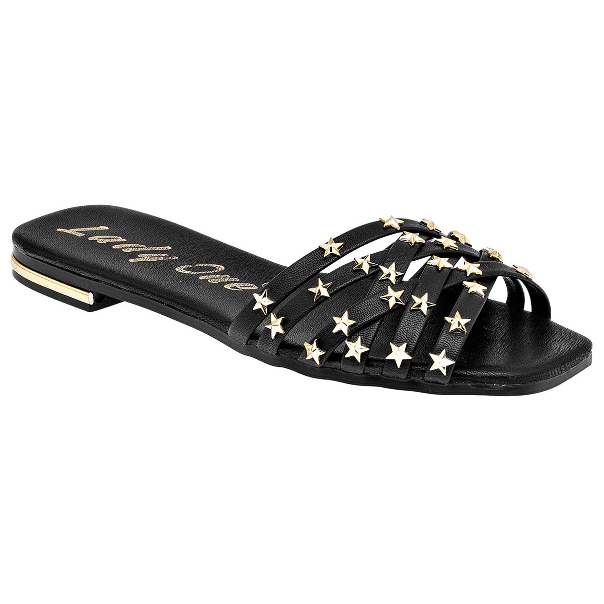 Sandalias de piso Exterior Sintético Color Negro Para Mujer De RBCOLLECTION