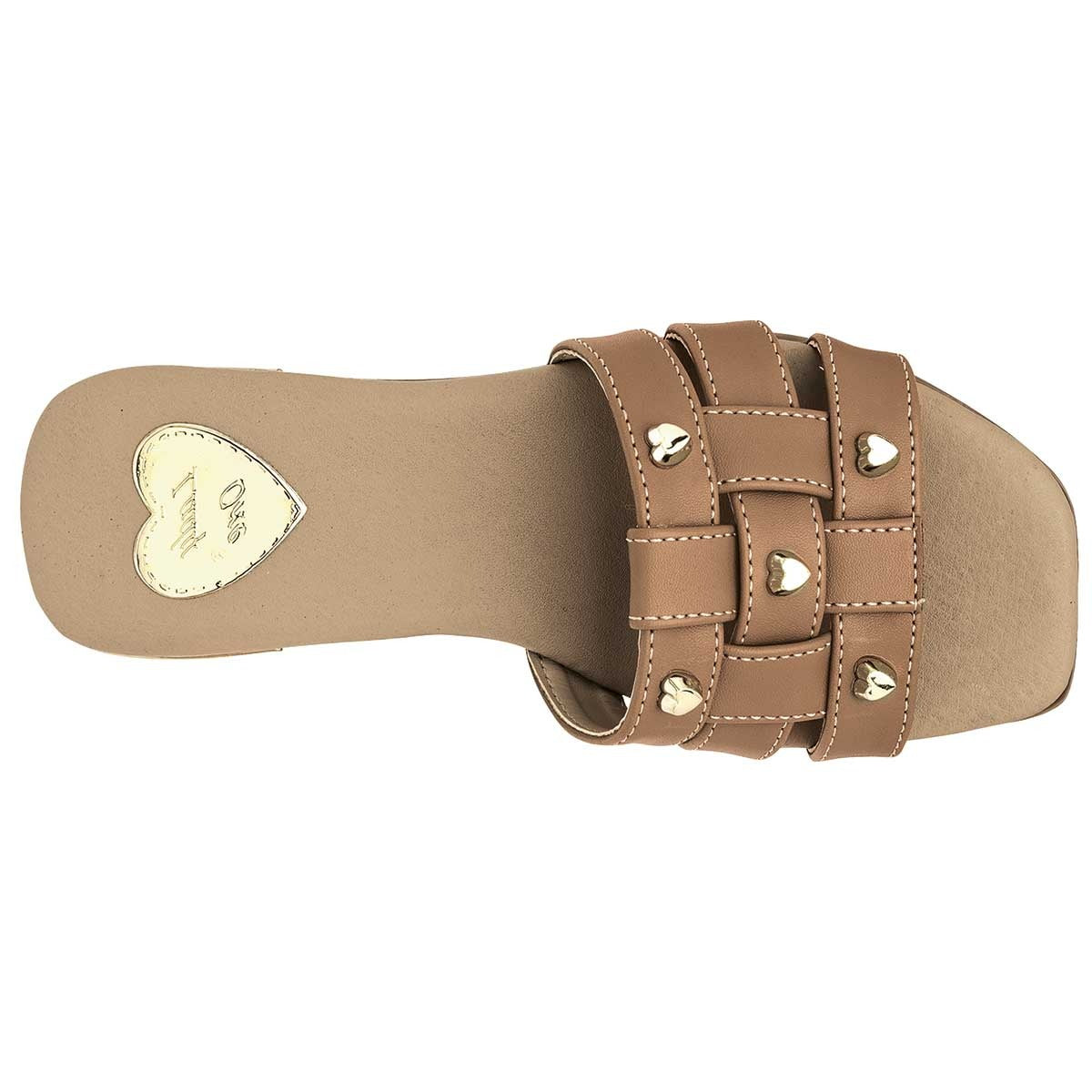 Sandalias Exterior Sintético Color Camel Para Niña De RBCOLLECTION
