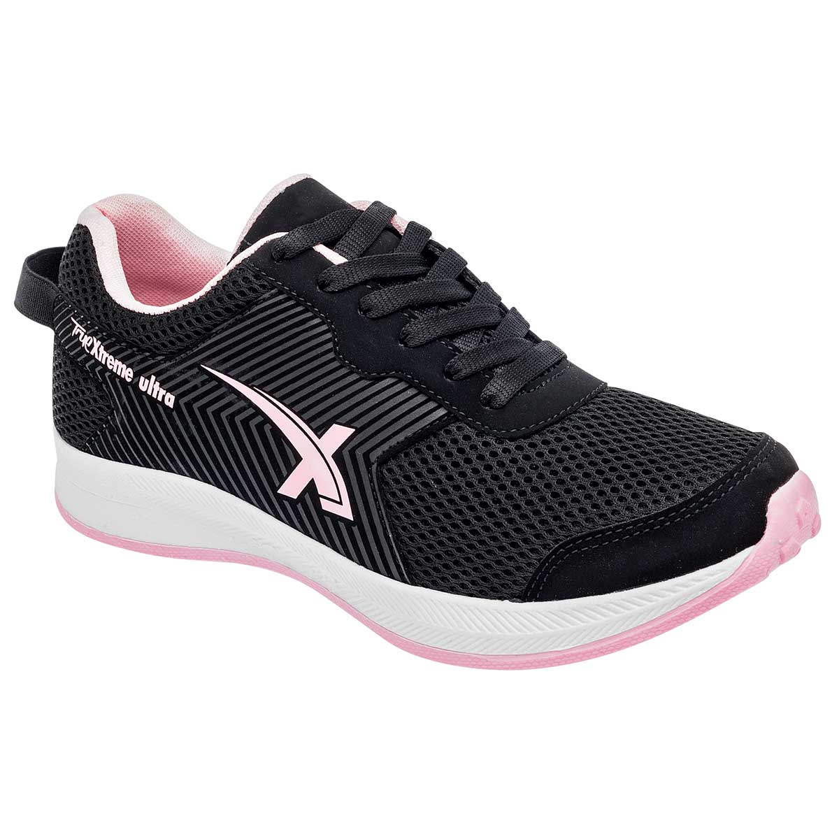 Tenis tipo deportivo Exterior Textil Color Negro Para Mujer De Lady One