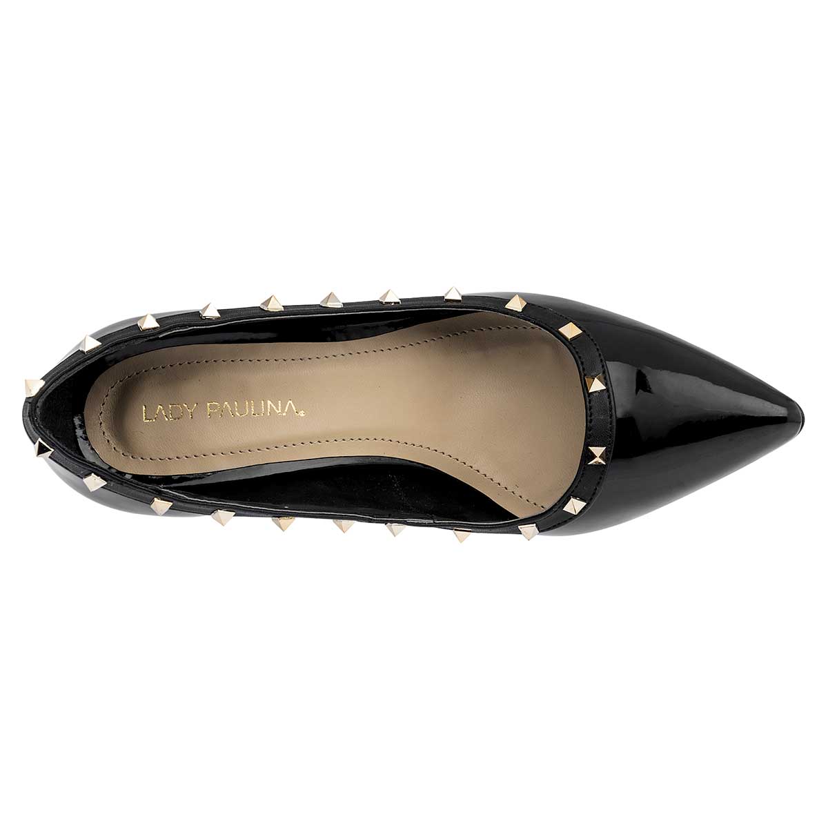 Zapatillas Exterior Piel sintética Color Negro De Charol Para Mujer De Lady Paulina