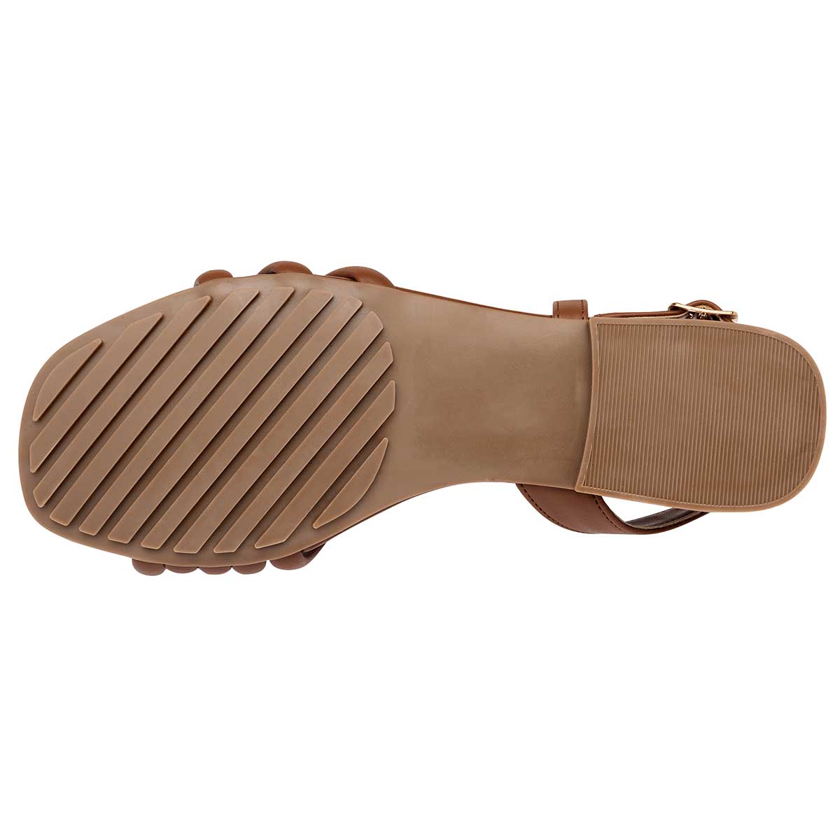 Sandalias de piso Exterior Sintético Color Camel Para Mujer De Lady Paulina