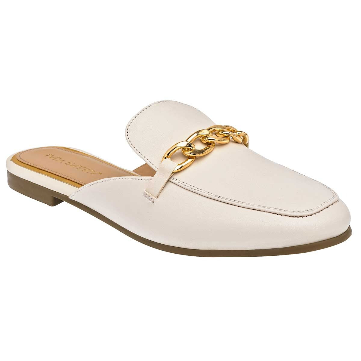 Flats puntales Exterior Piel sintética Color Blanco Para Mujer De Lady Paulina