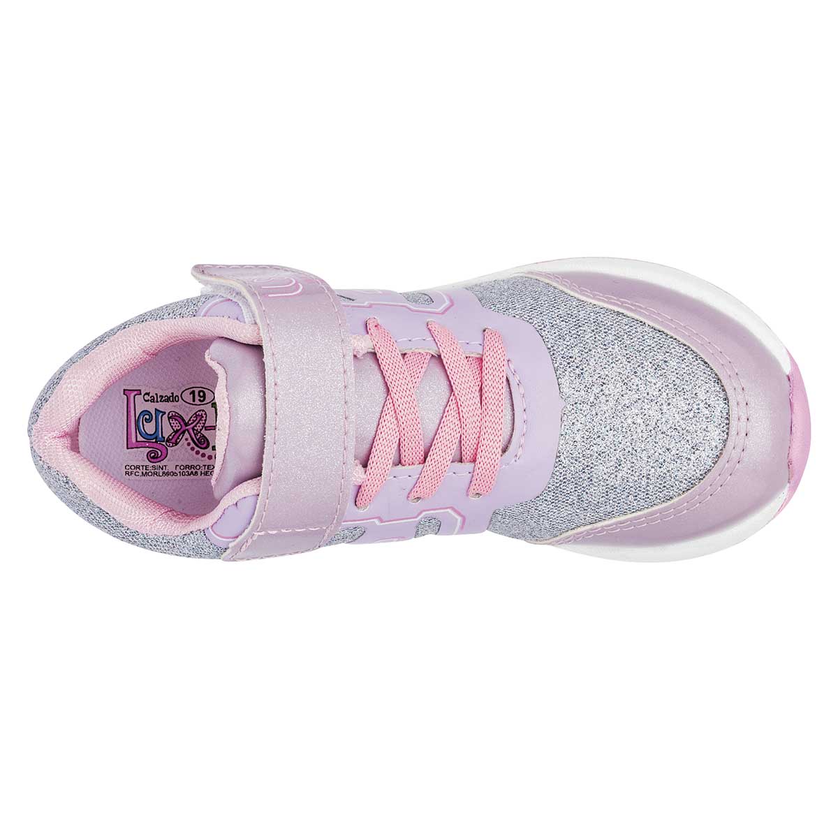 Tenis Exterior Sintético Color Lila Para Niña De RBCOLLECTION