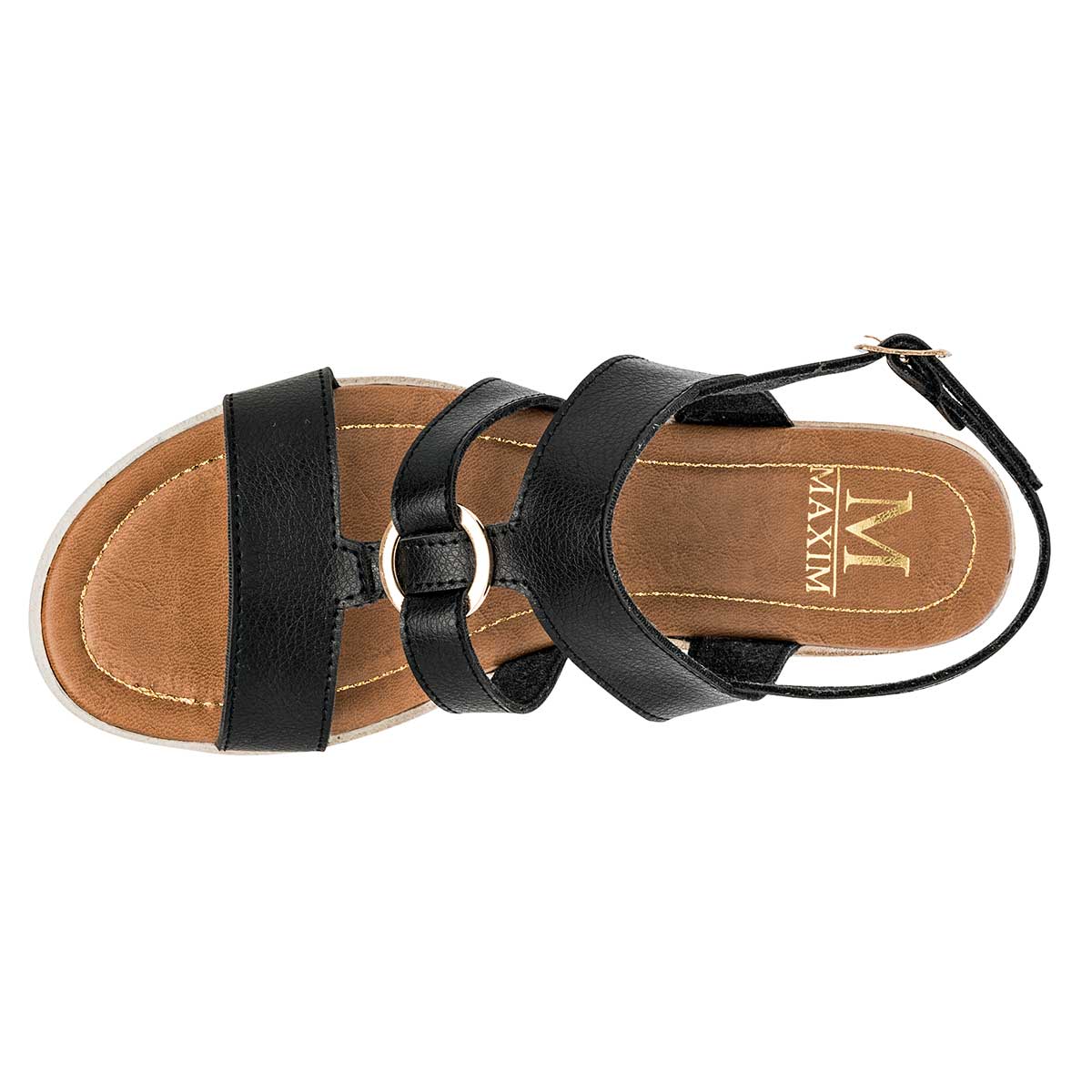 Sandalias con plataforma Exterior Sintético Color Negro Para Mujer De RBCOLLECTION