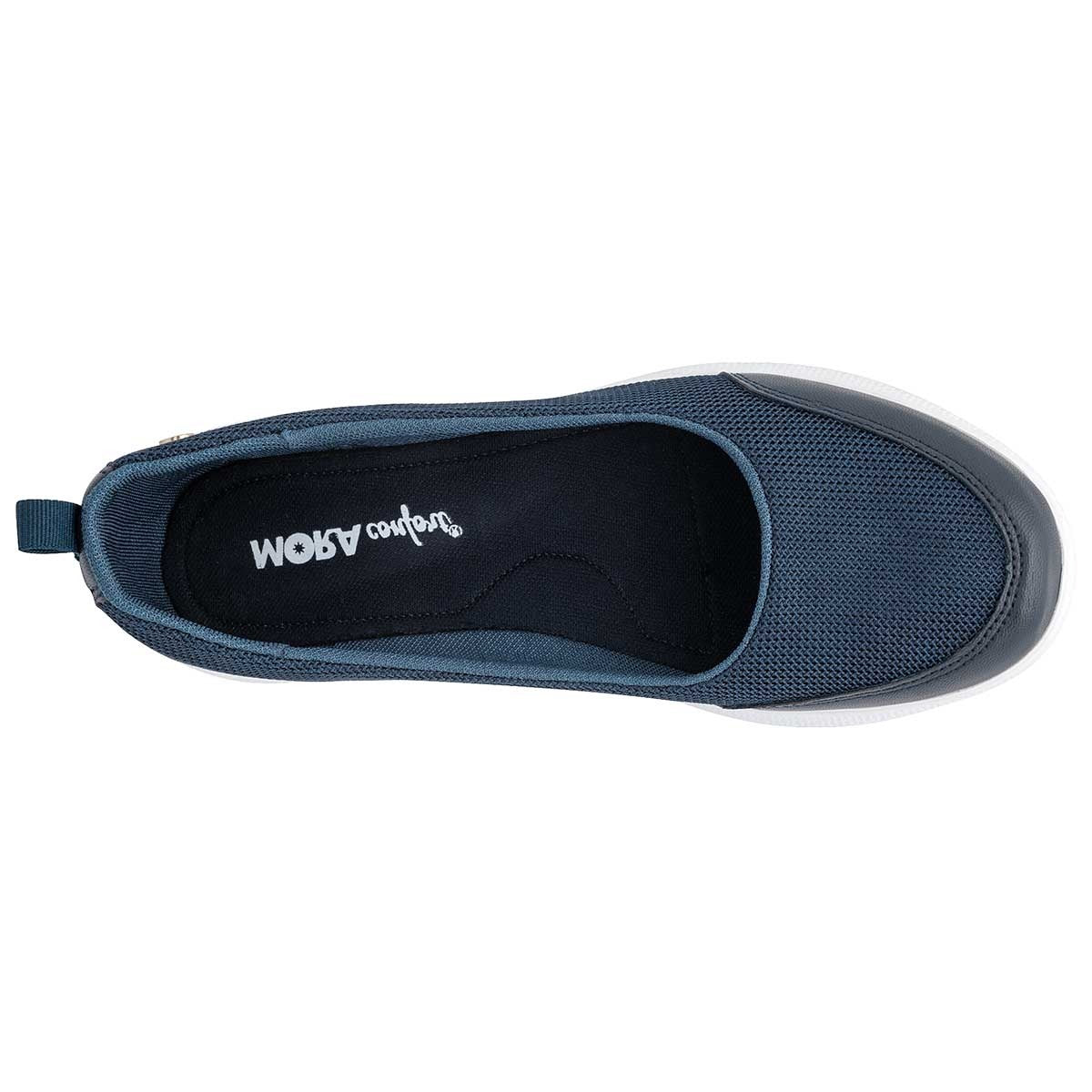 Confort Exterior Textil Color Marino Para Mujer De Mora Confort