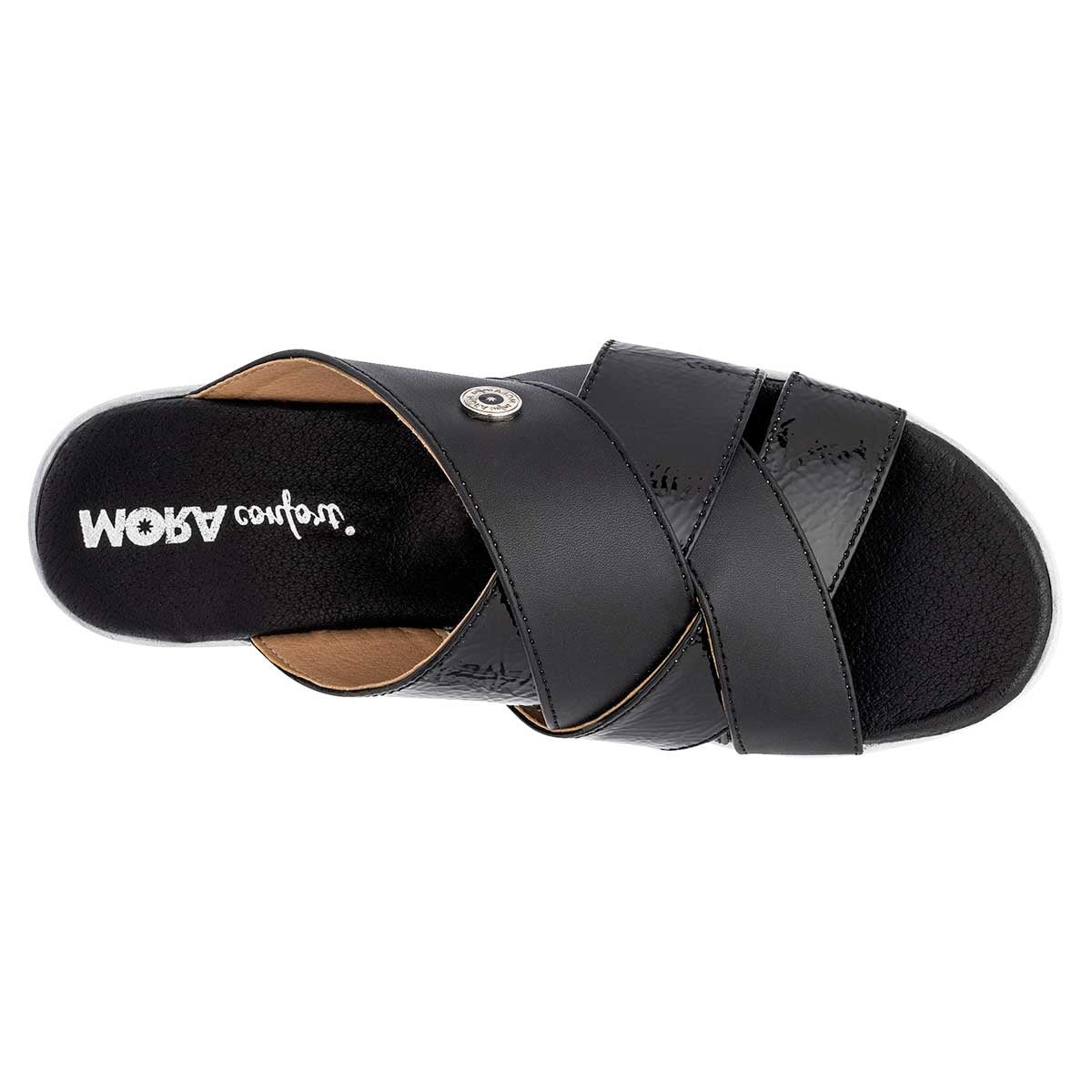 Sandalias con plataforma Exterior Sintético Color Negro Para Mujer De Mora Confort