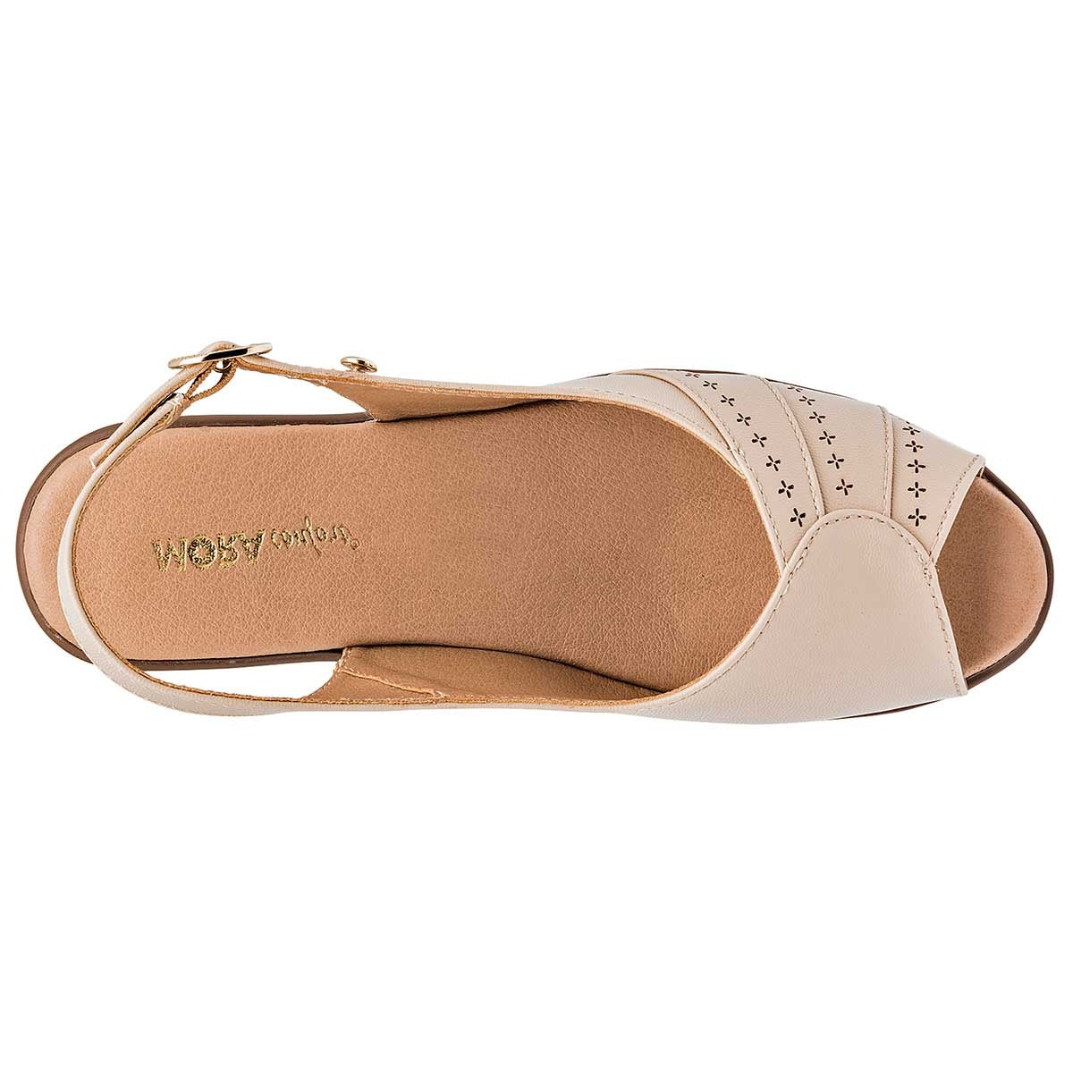 Diabético Exterior Sintético Color Beige  Para Mujer De Mora Confort