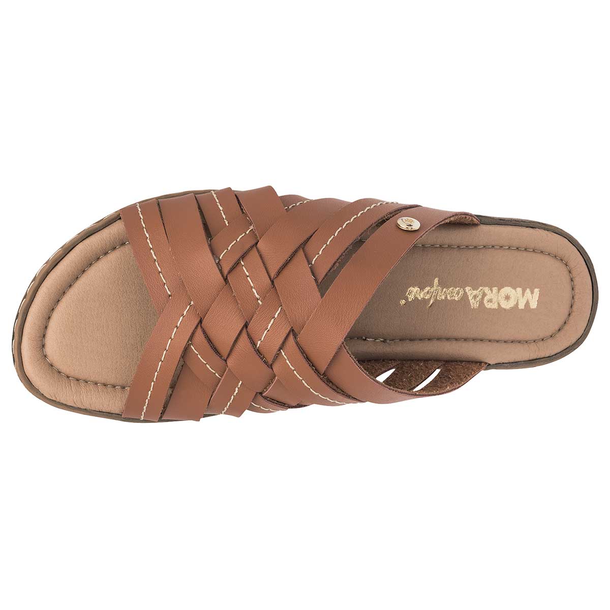 Sandalias con plataforma Exterior Sintético Color Camel Para Mujer De Mora Confort