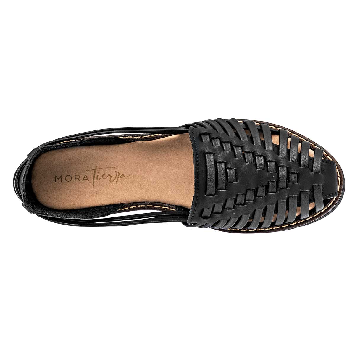 Sandalias de piso Exterior Sintético Color Negro Para Mujer De Mora Tierra