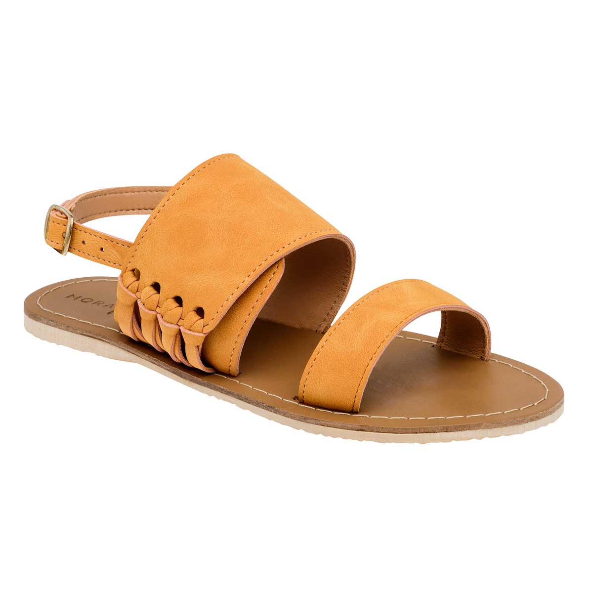 Sandalias de piso Exterior Sintético Color Amarillo Para Mujer De Mora Tierra