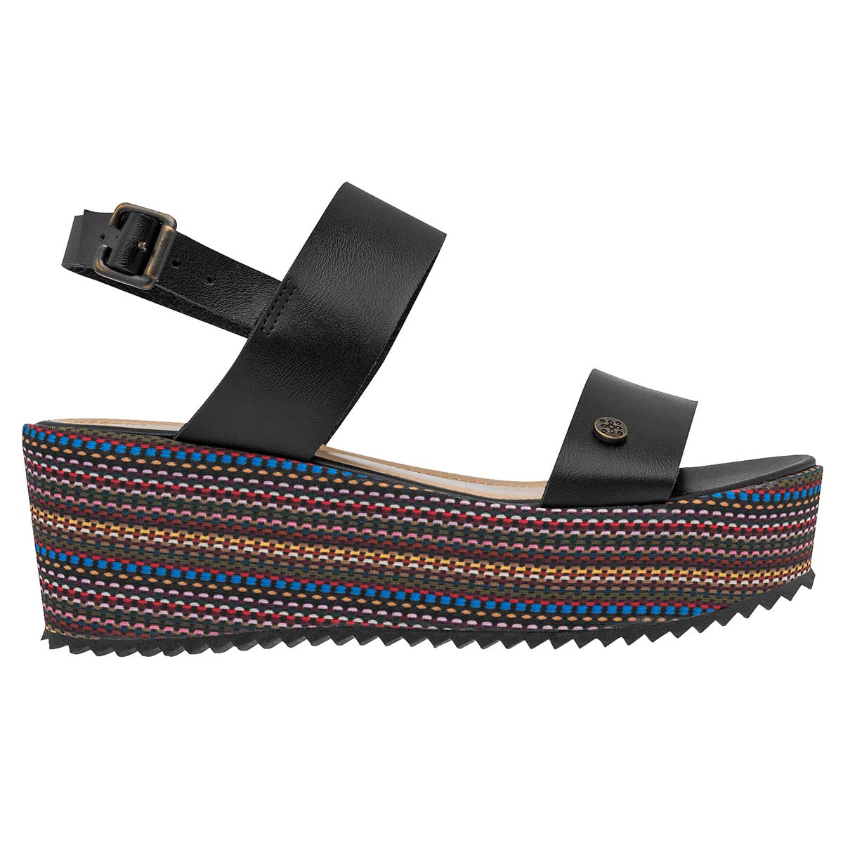 Sandalias con plataforma Exterior Sintético Color Negro Para Mujer De Mora Tierra