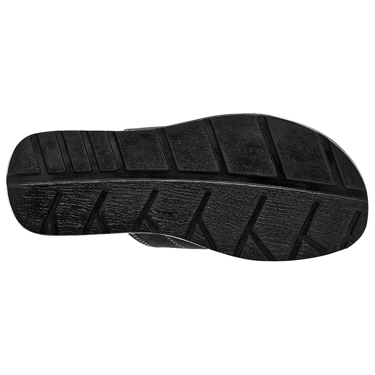 Sandalias Casuales Exterior Piel Color Negro Para Hombre De Mora Tierra