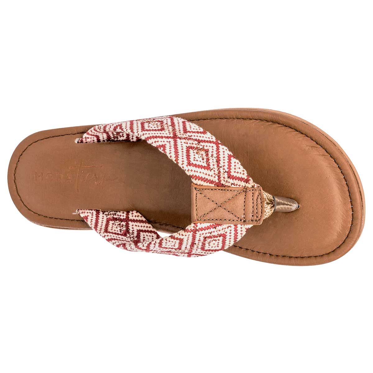 Sandalias de piso Exterior Textil Color Beige Para Mujer De Mora Tierra