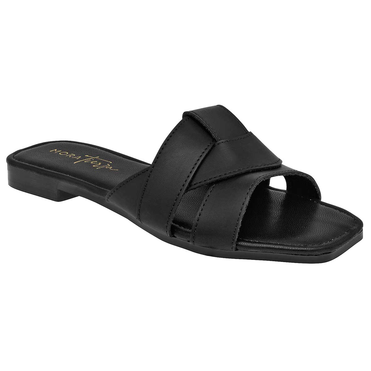 Sandalias de piso Exterior Sintético Color Negro Para Mujer De Mora Tierra