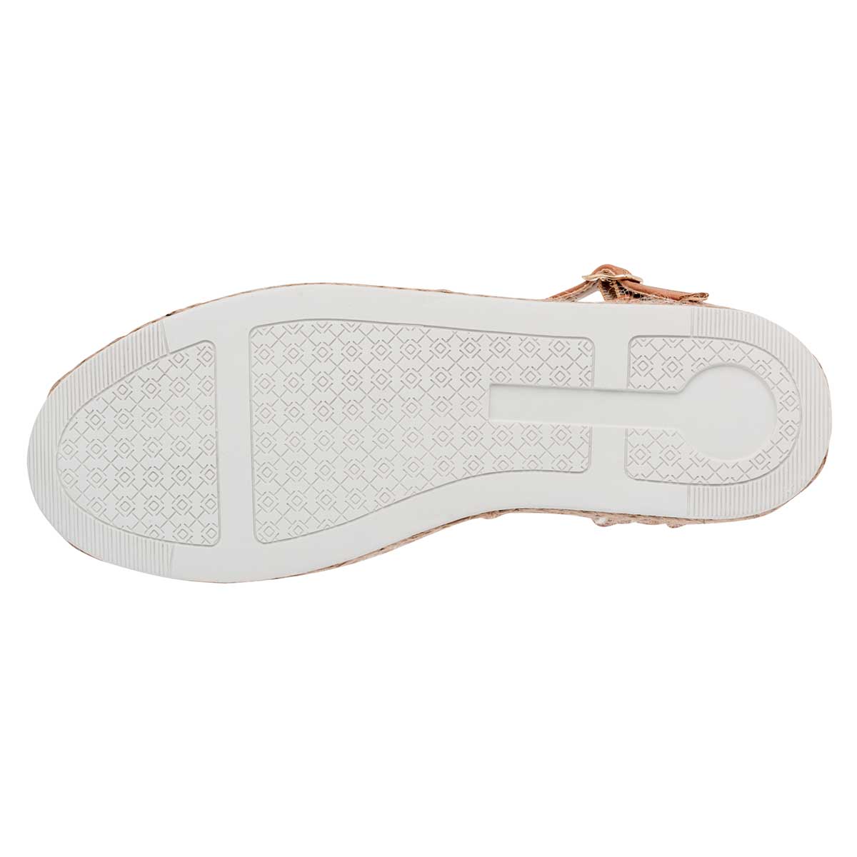 Sandalias de piso Exterior Textil Color Beige Para Mujer De Mora Tierra