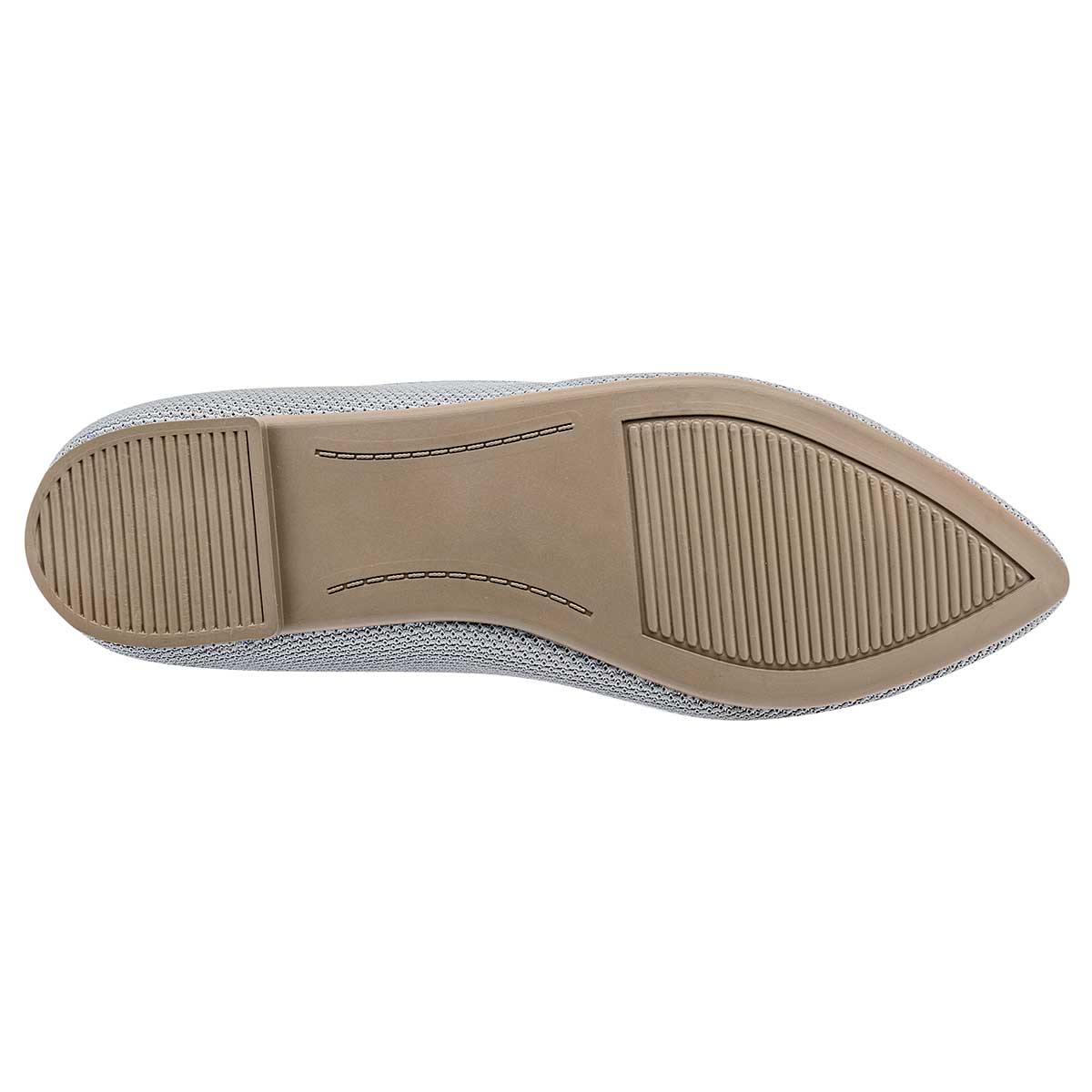 Flats clásicas Exterior Textil Color Gris Para Mujer De Moramora