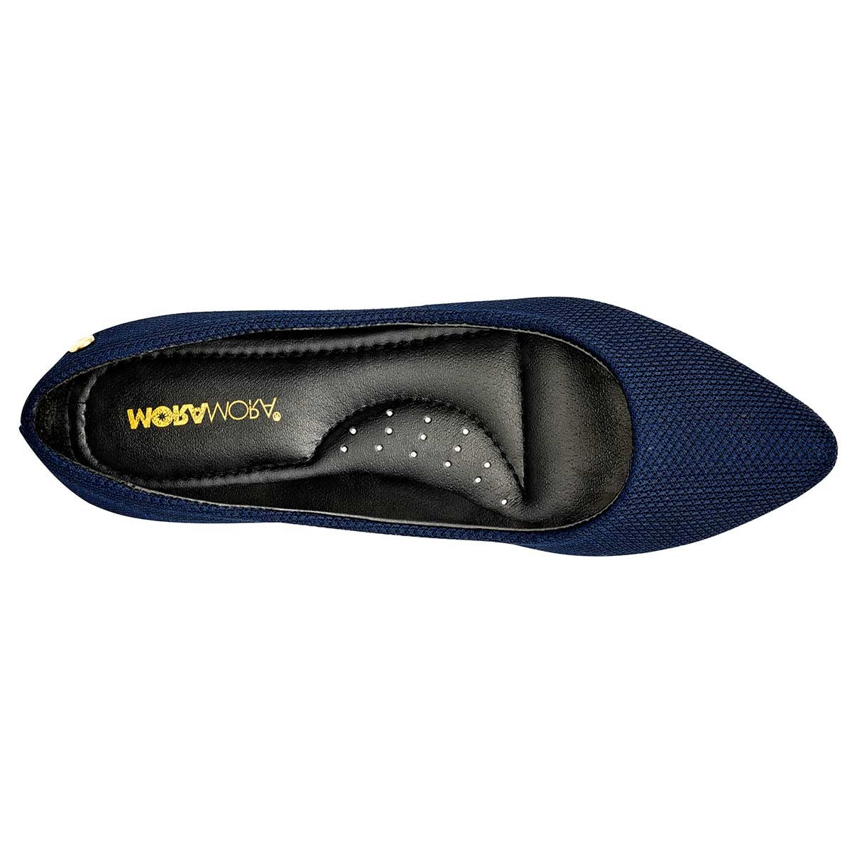 Flats clásicas Exterior Textil Color Marino Para Mujer De Moramora