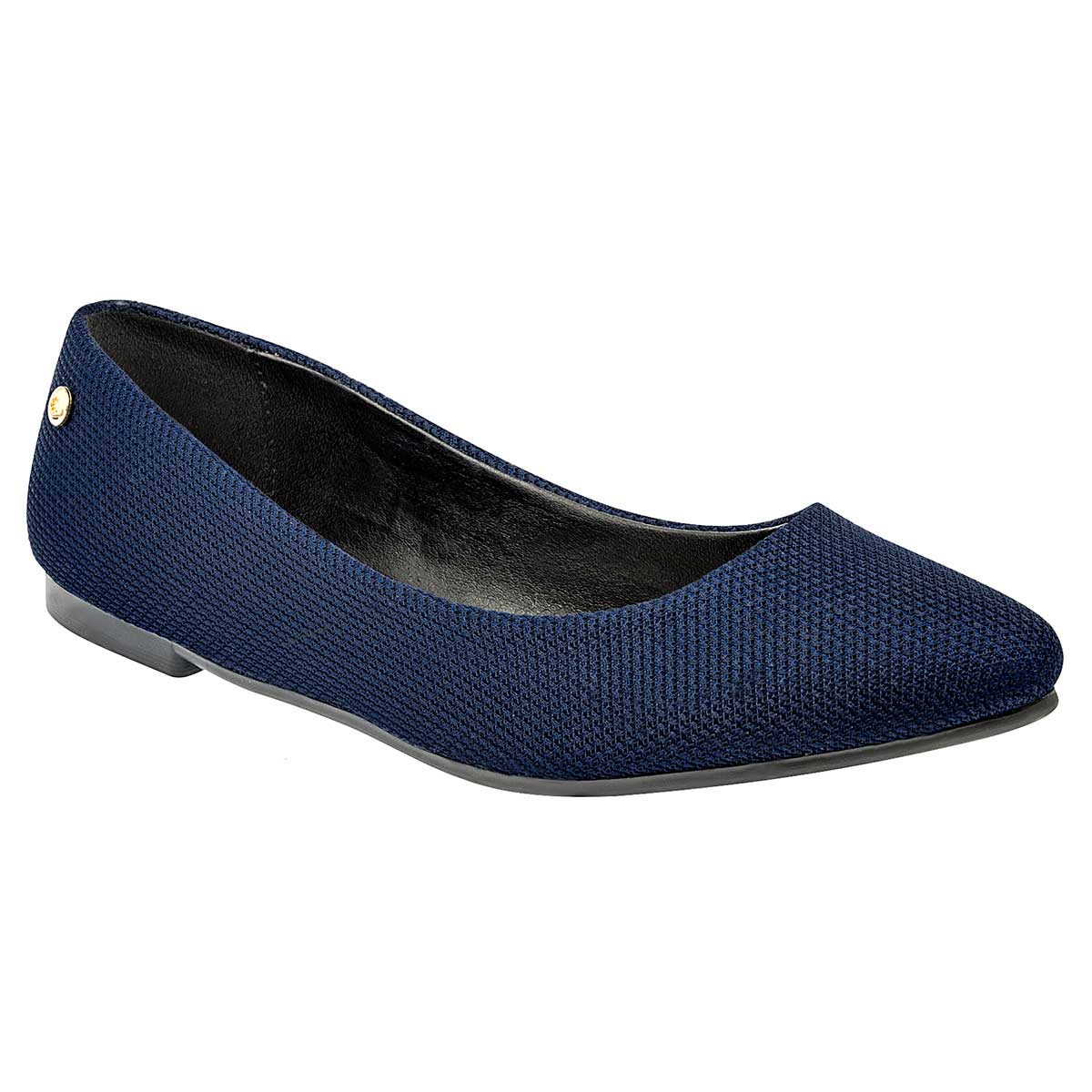 Flats clásicas Exterior Textil Color Marino Para Mujer De Moramora