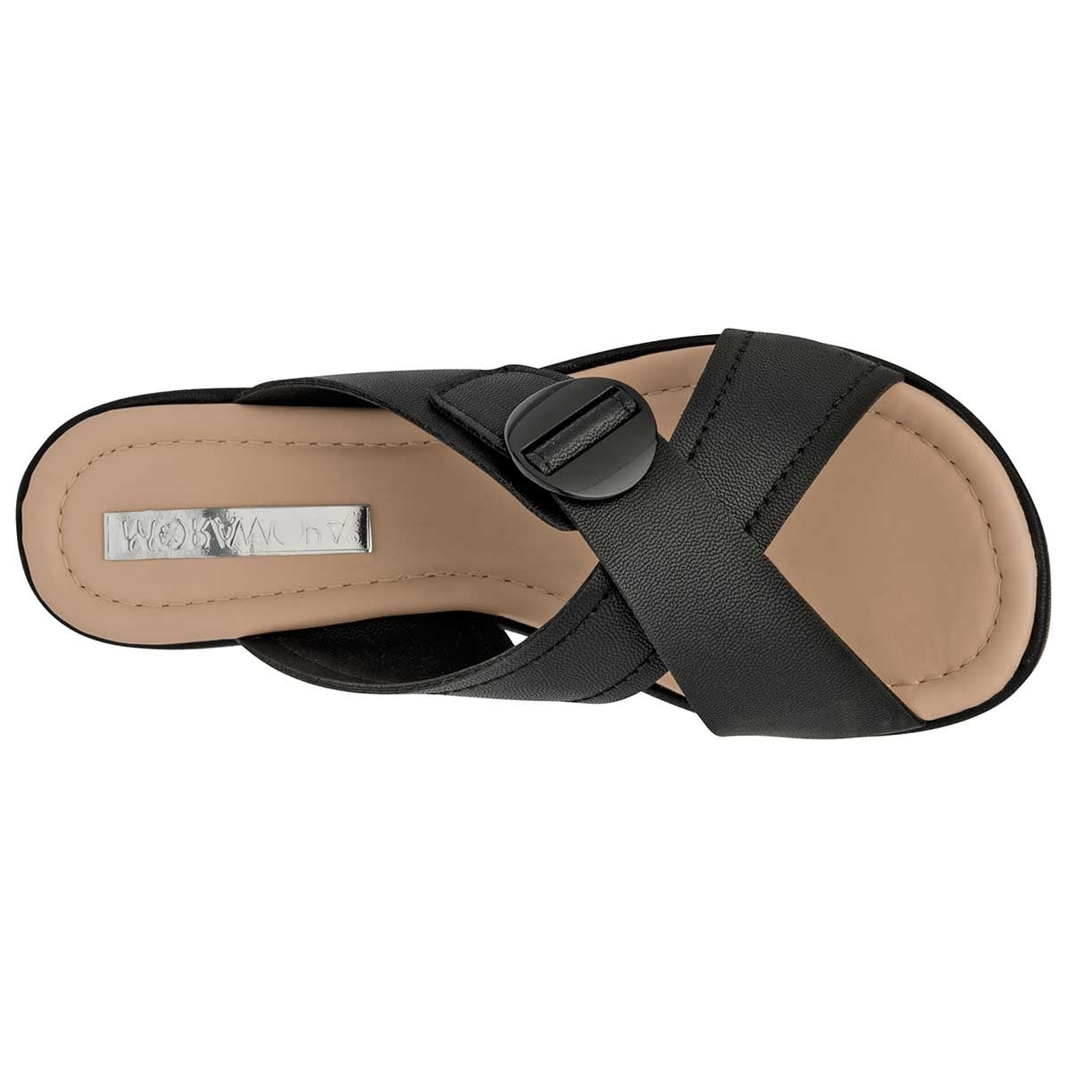 Sandalias con plataforma Exterior Sintético Color Negro Para Mujer De Moramora