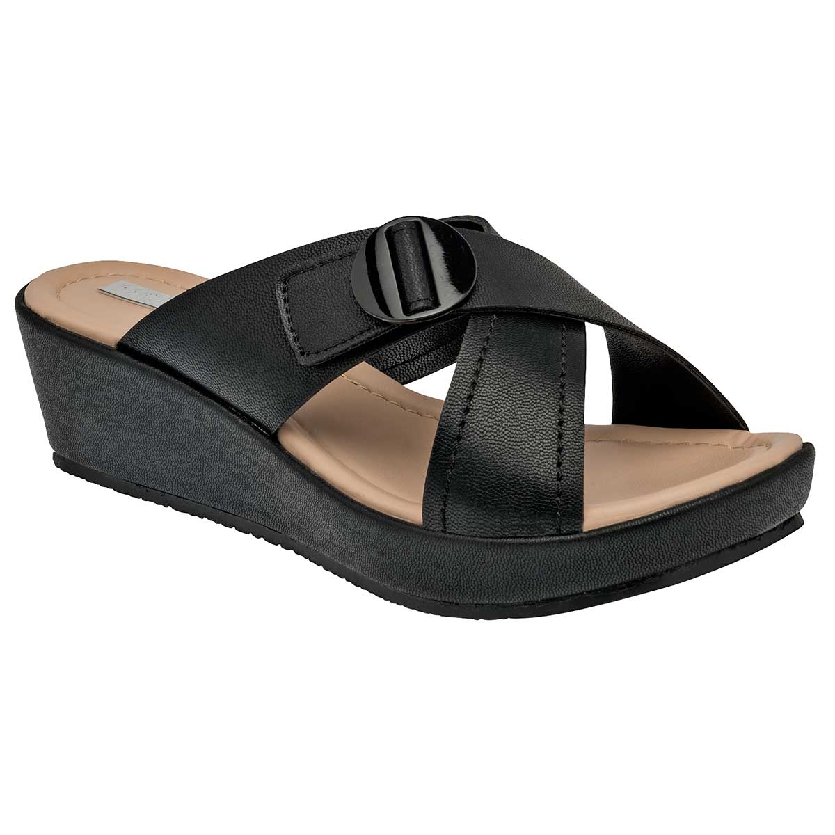 Sandalias con plataforma Exterior Sintético Color Negro Para Mujer De Moramora