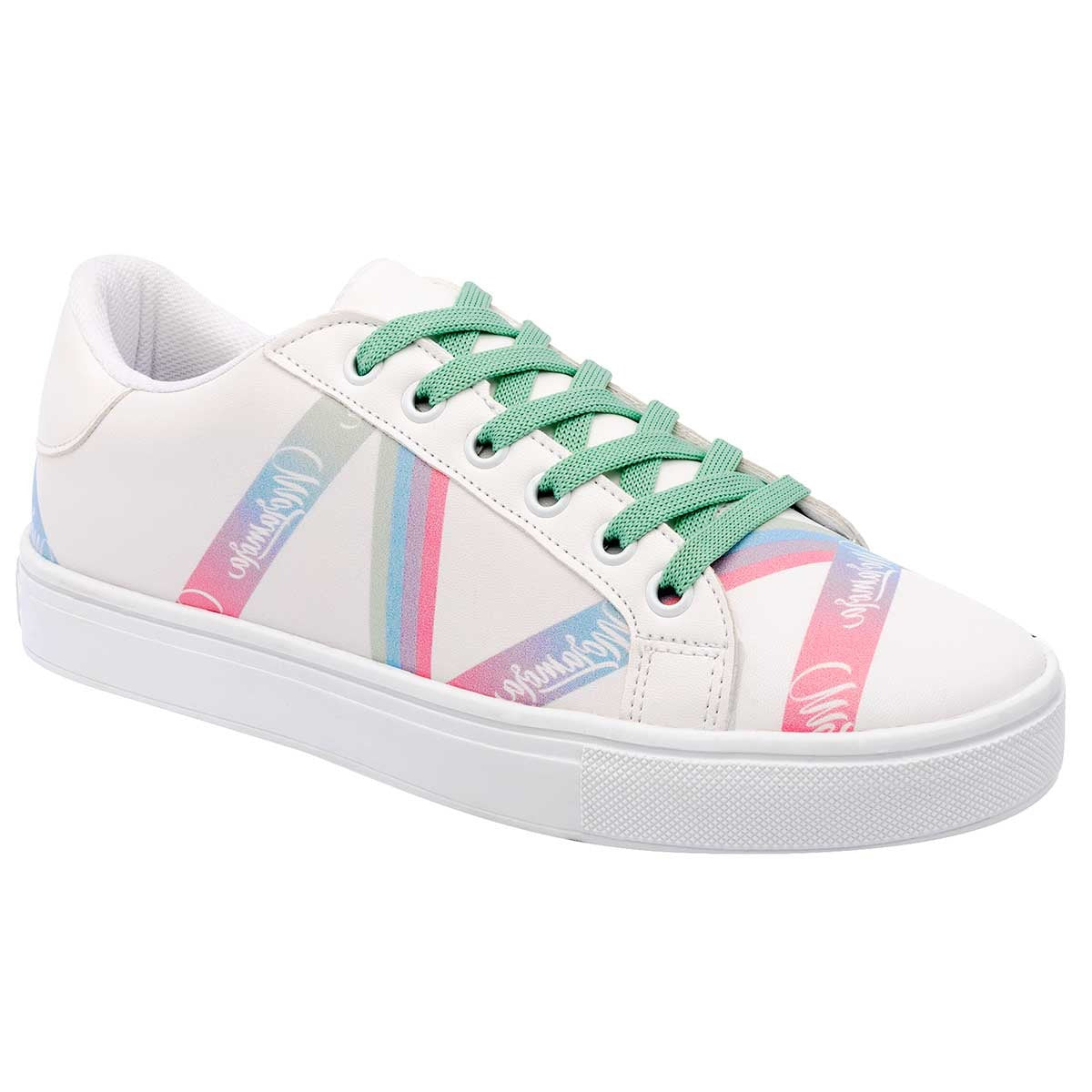 Tenis con cordones Exterior Sintético Color Blanco Para Mujer De Moramora