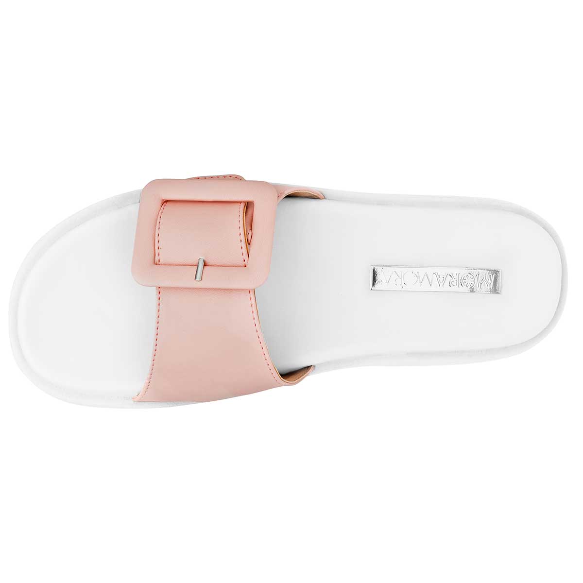 Sandalias clásicas Exterior Sintético Color Rosa Para Mujer De Moramora