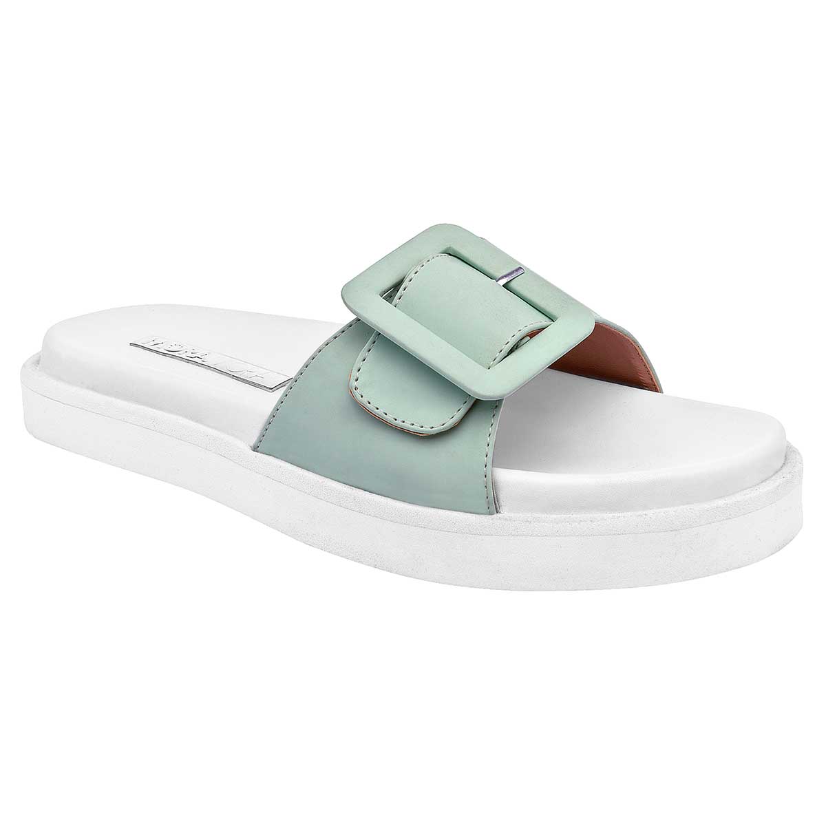 Sandalias clásicas Exterior Sintético Color Verde Para Mujer De Moramora