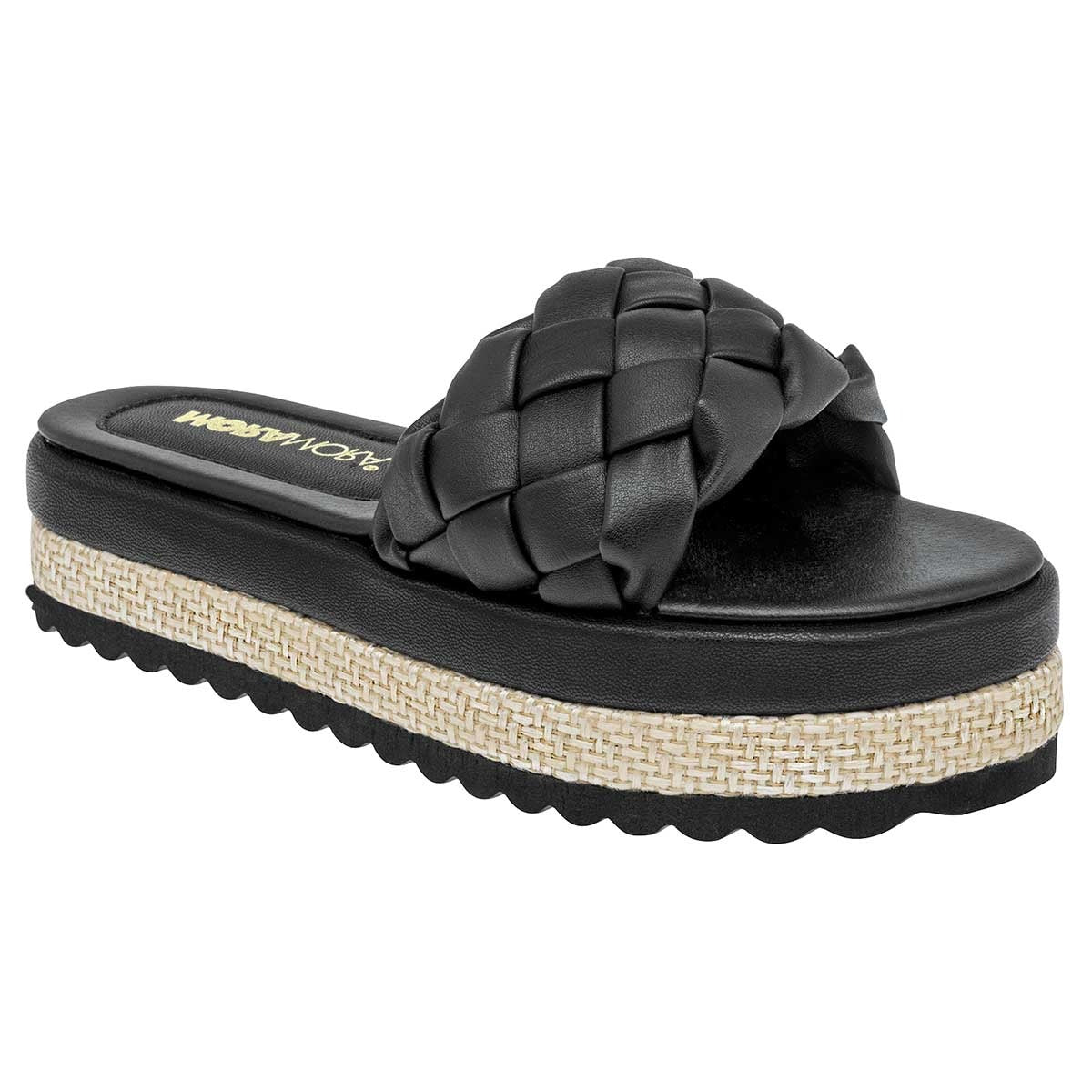 Sandalias con plataforma Exterior Sintético Color Negro Para Mujer De Moramora