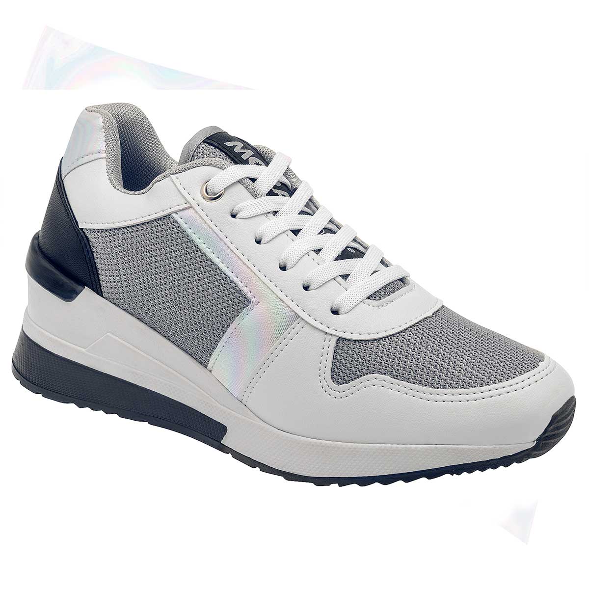 Tenis tipo deportivo Exterior Sintético Color Blanco Para Mujer De Moramora