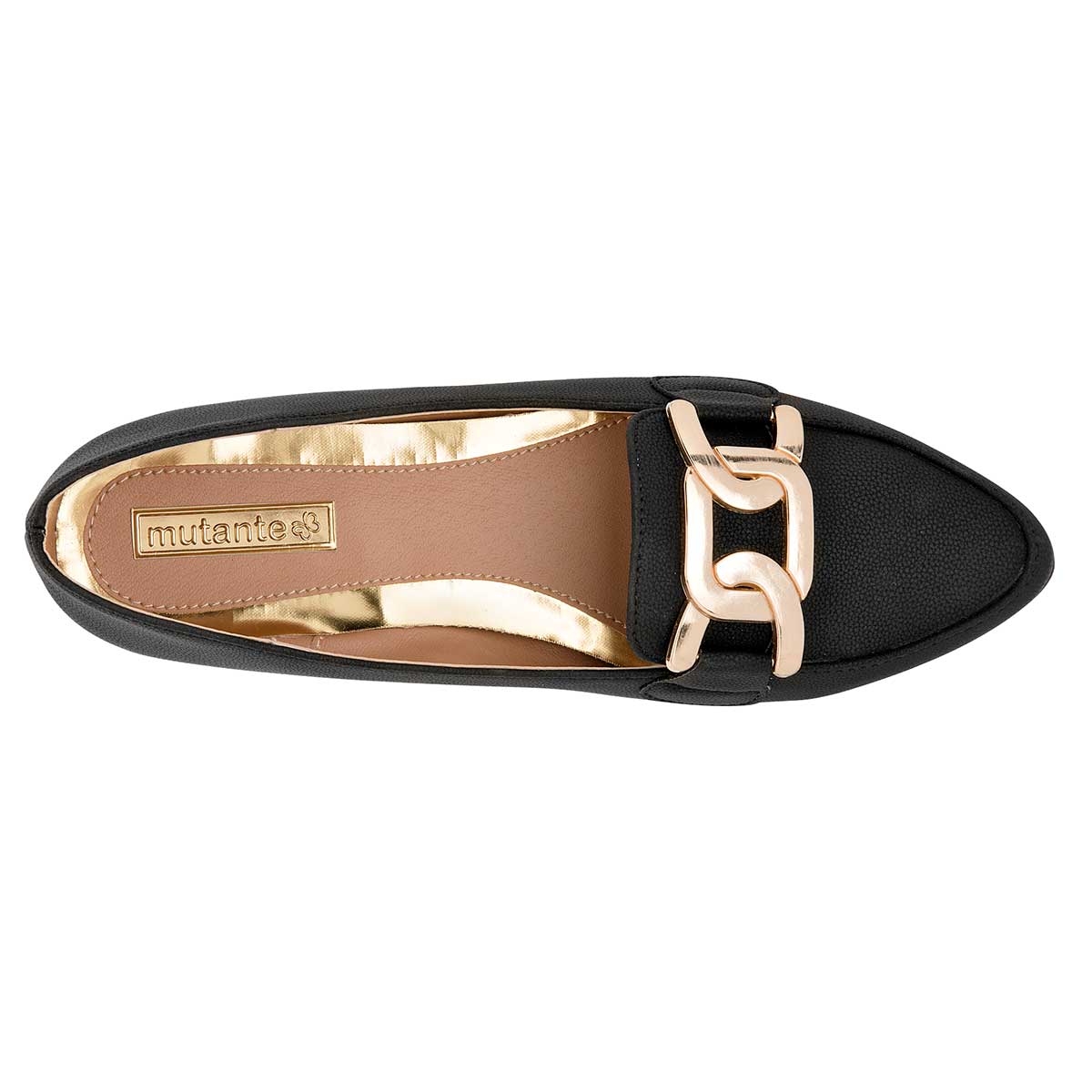 Flats puntales Exterior Piel sintética Color Negro Para Mujer De Mutante