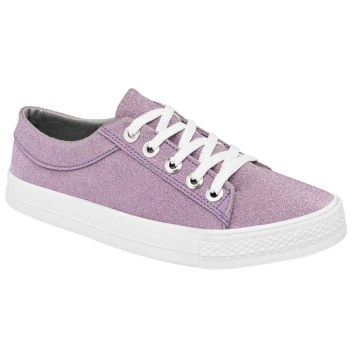 Tenis con cordones Exterior Textil Color Lila Para Mujer De Nazzcar