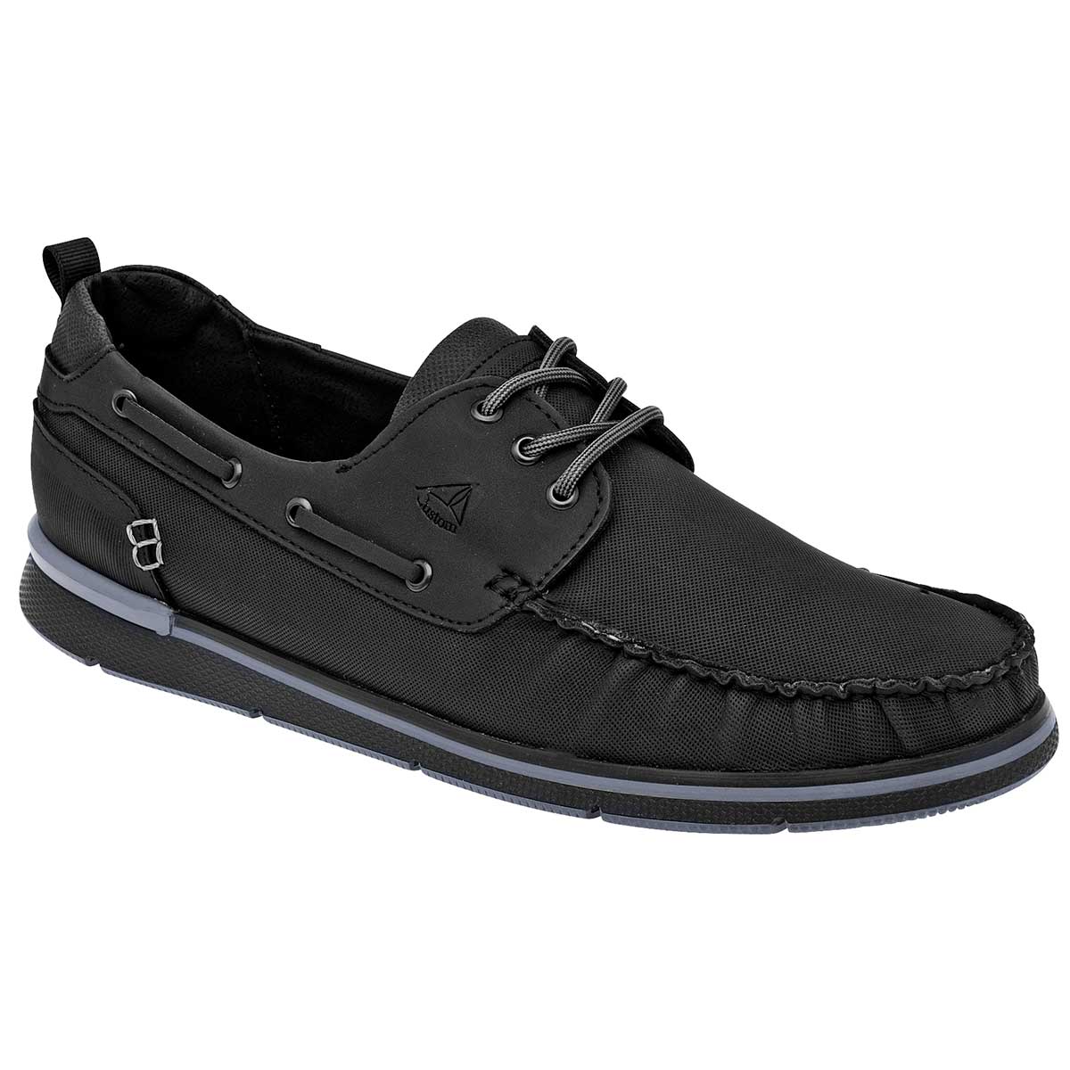 Mocasines Exterior Sintético Color Negro Para Hombre De Negro Total