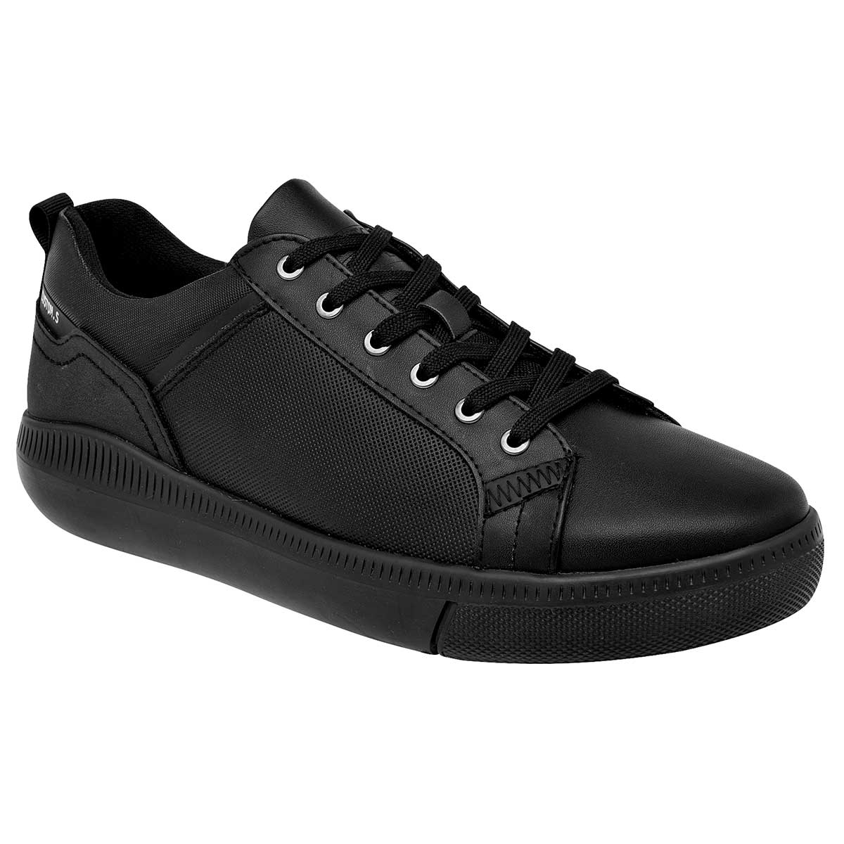 Tenis con cordones Exterior Sintético Color Negro Para Hombre De Negro Total