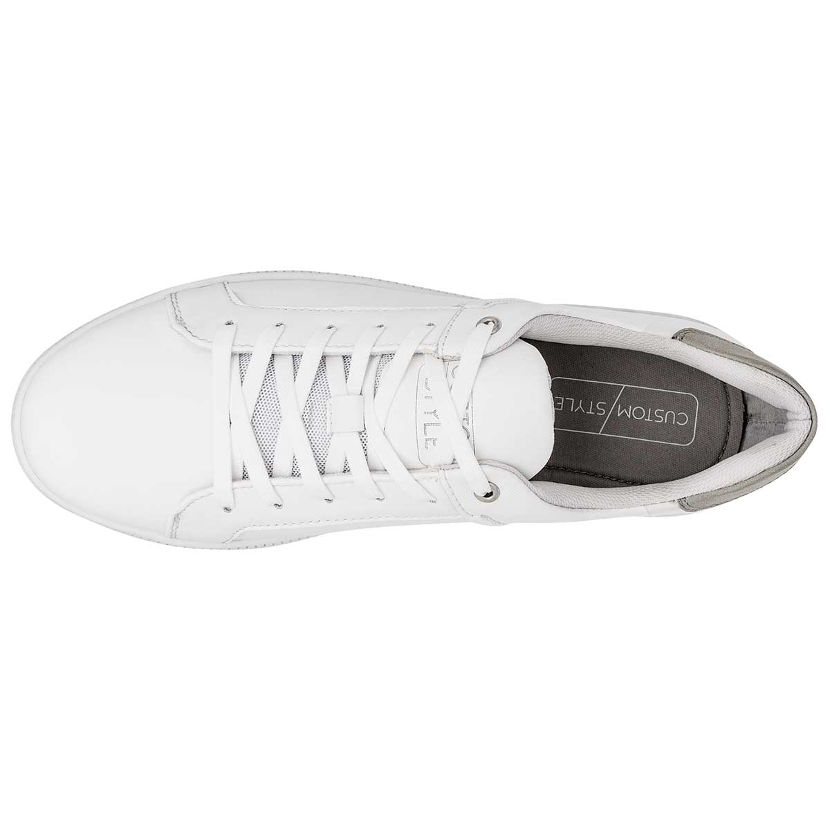 Tenis con cordones Exterior Sintético Color Blanco Para Hombre De Negro Total