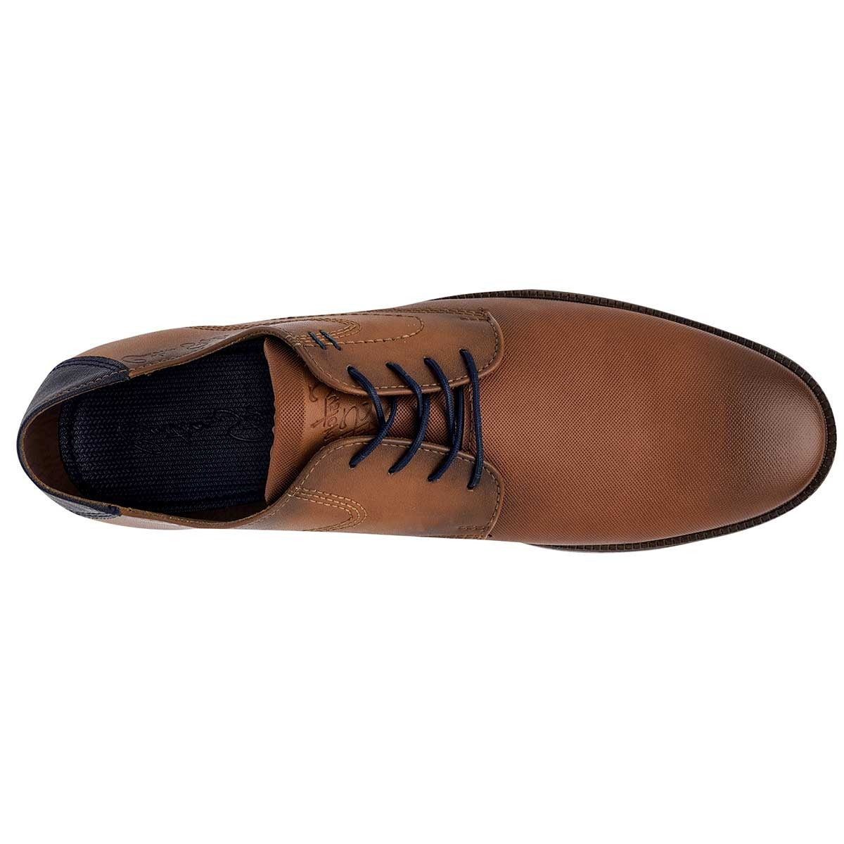 Zapatos de vestir Exterior Piel sintética Color Camel Para Hombre De Negro Total