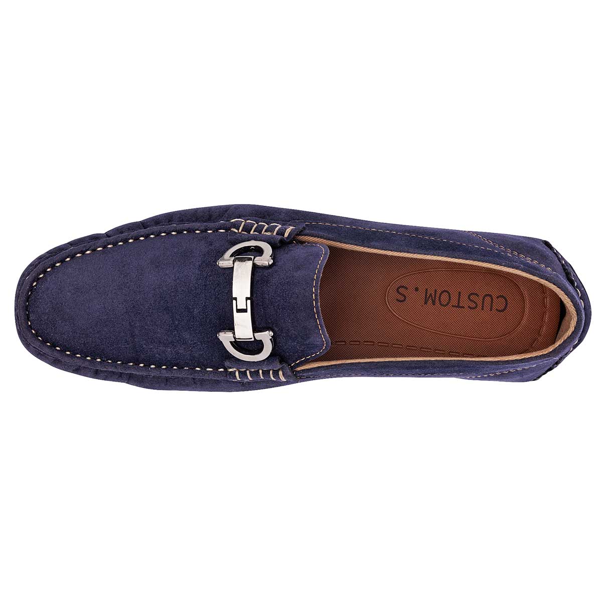 Mocasines Exterior Sintético Color Marino Para Hombre De Negro Total
