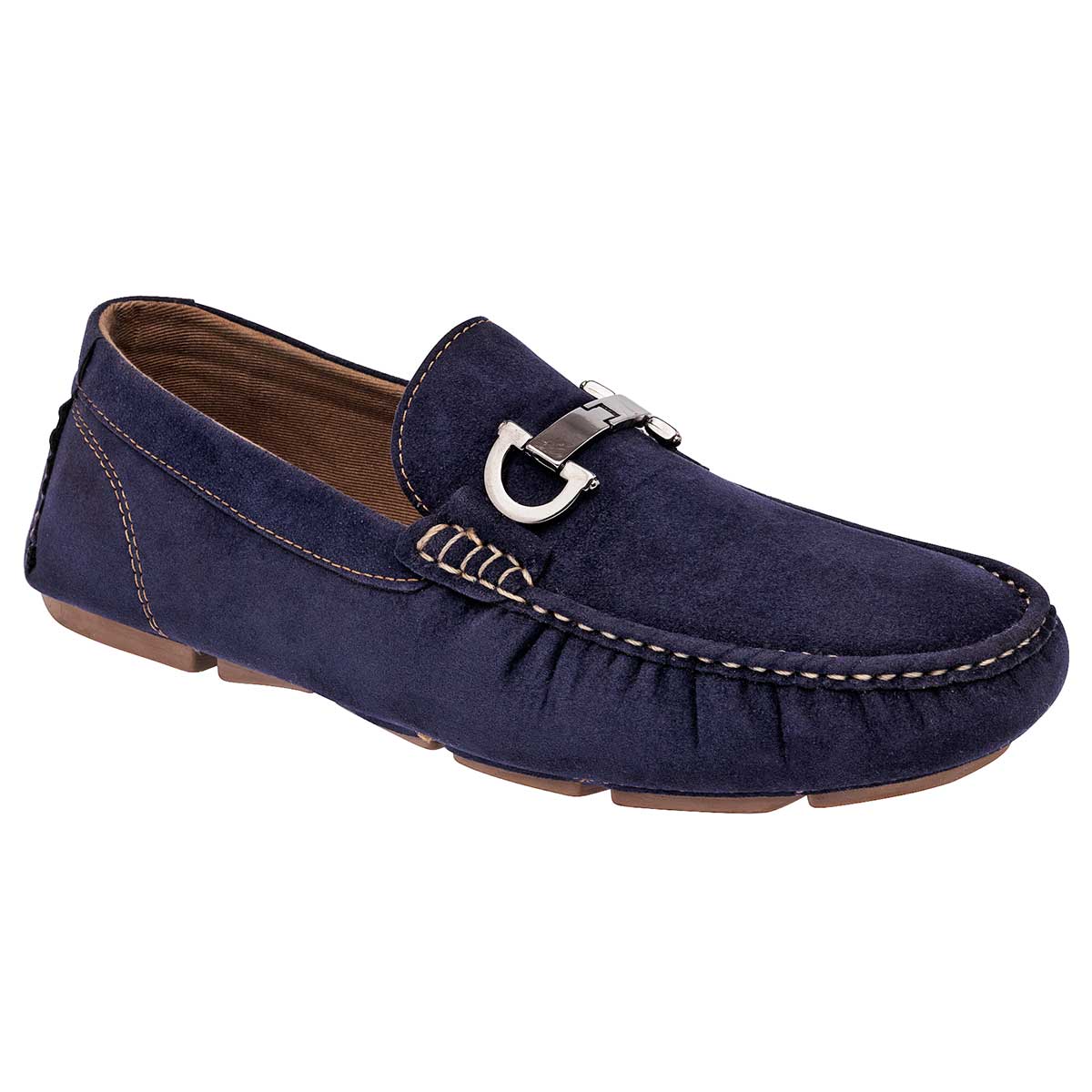 Mocasines Exterior Sintético Color Marino Para Hombre De Negro Total