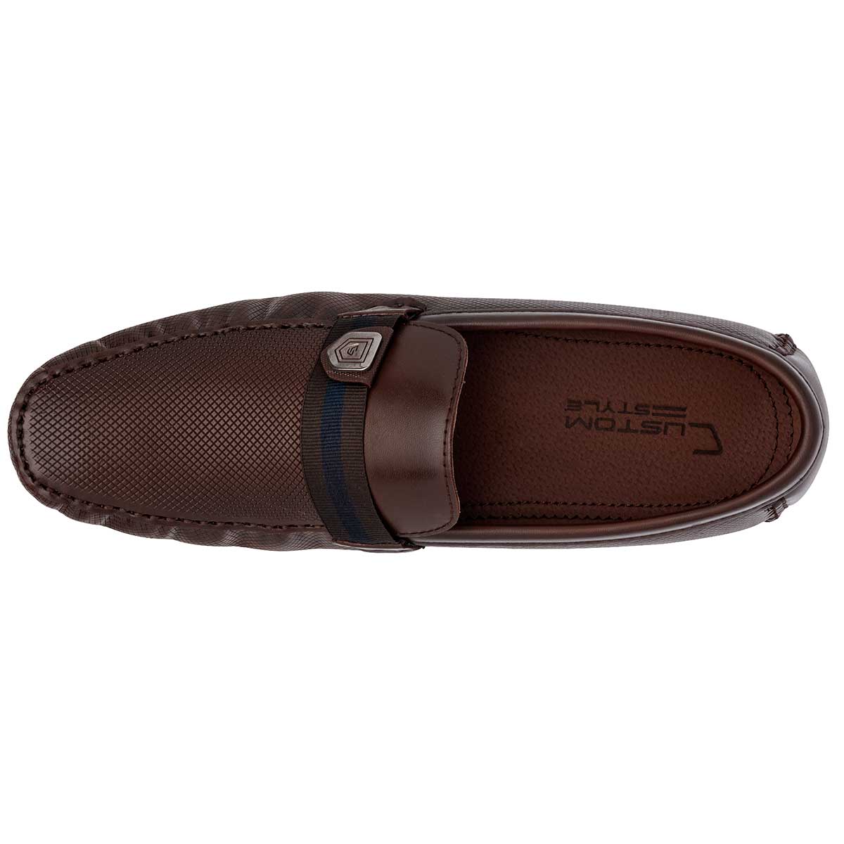Mocasines Exterior Sintético Color Café Para Hombre De Negro Total