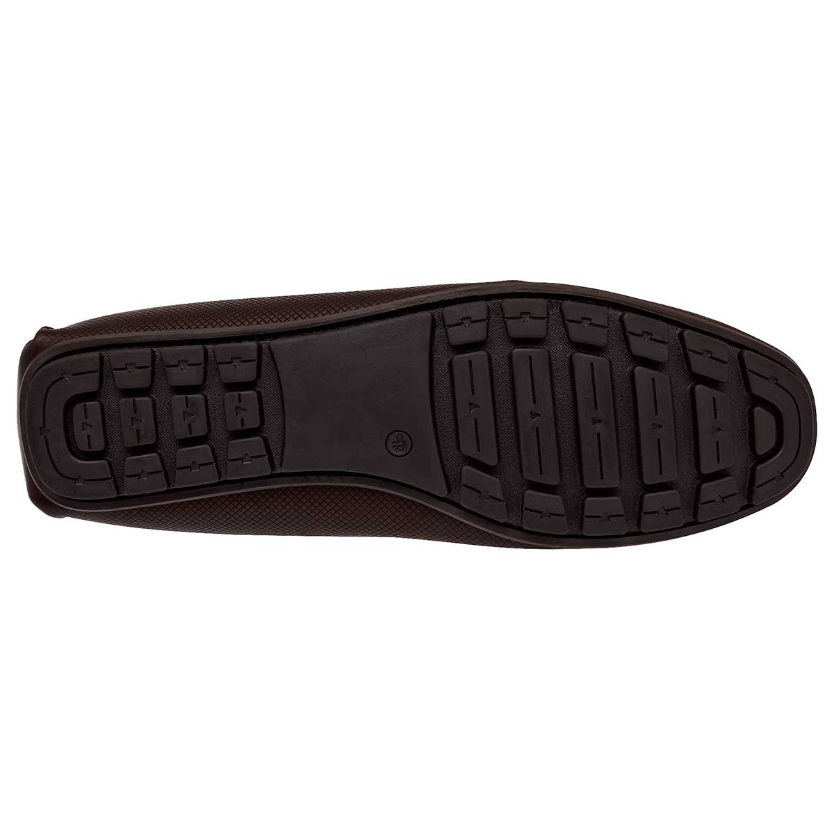 Mocasines Exterior Sintético Color Café Para Hombre De Negro Total