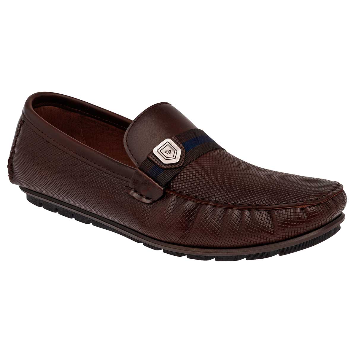 Mocasines Exterior Sintético Color Café Para Hombre De Negro Total
