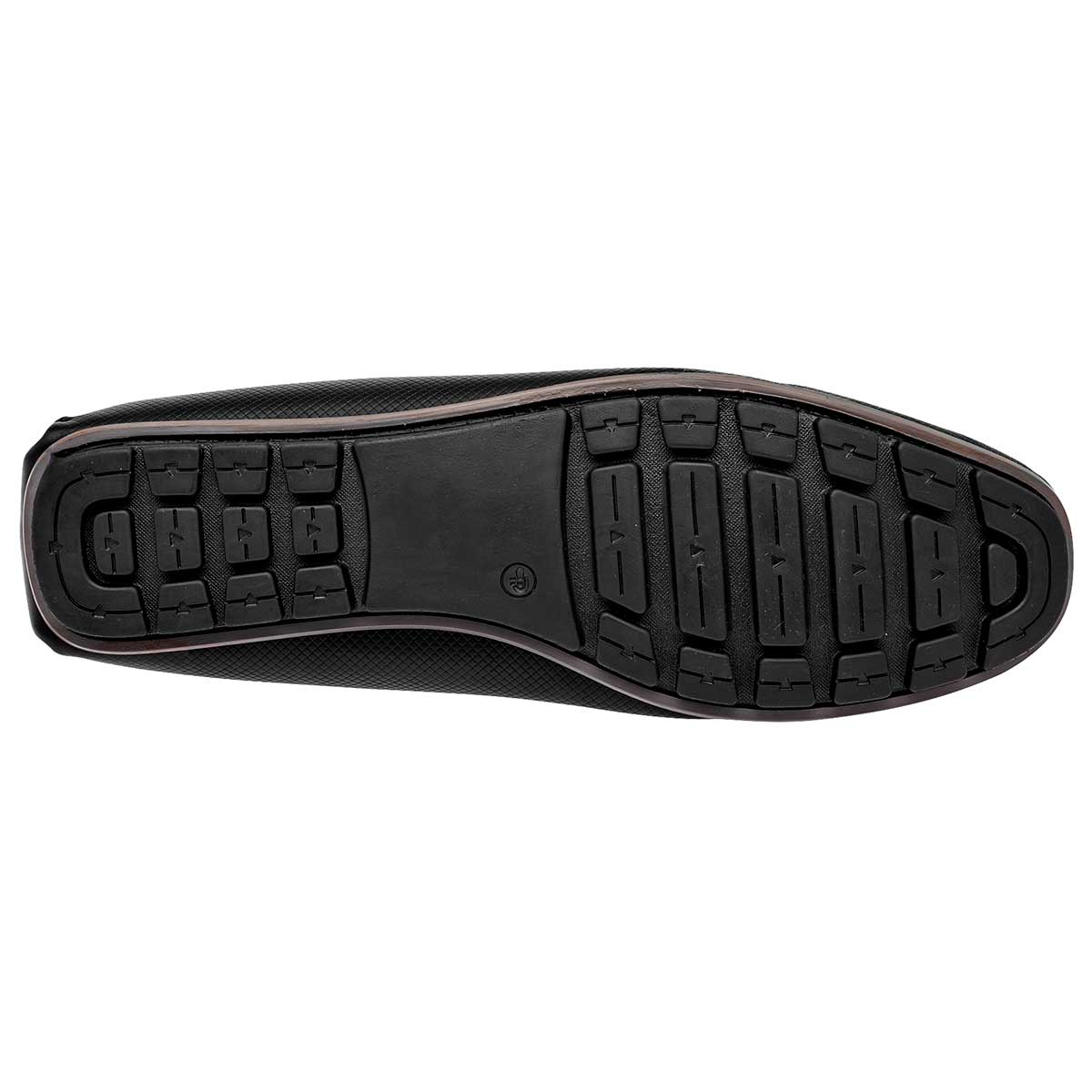 Mocasines Exterior Sintético Color Negro Para Hombre De Negro Total