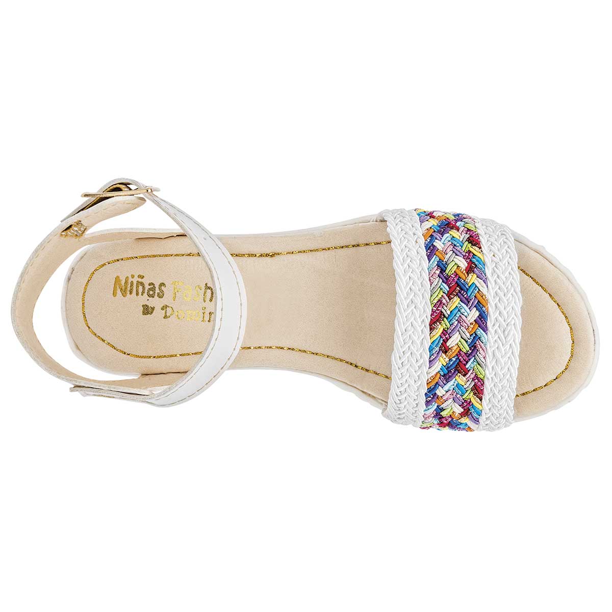 Sandalias Exterior Sintético Color Blanco Para Niña De RBCOLLECTION