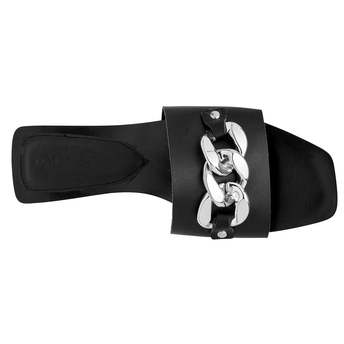 Sandalias de piso Exterior Sintético Color Negro Para Mujer De RBCOLLECTION