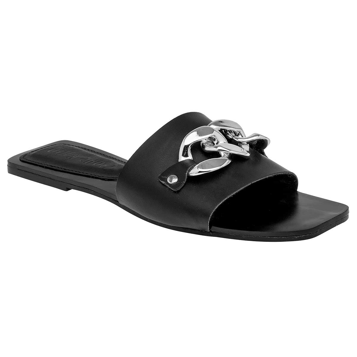 Sandalias de piso Exterior Sintético Color Negro Para Mujer De RBCOLLECTION