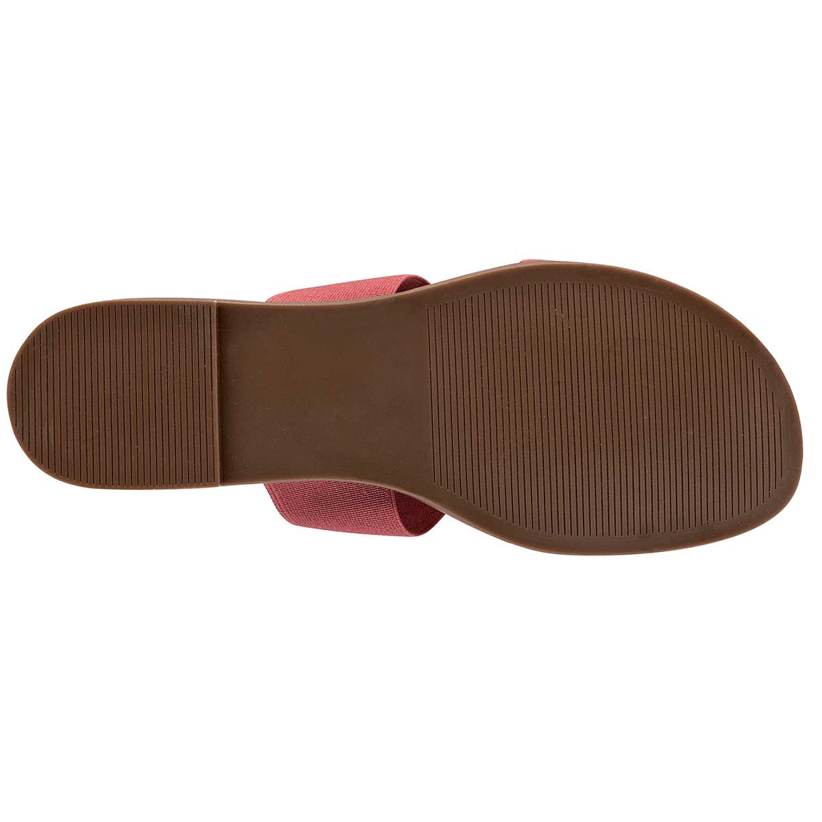 Sandalias de piso Exterior Textil Color Rosa Para Mujer De Oro Rosa