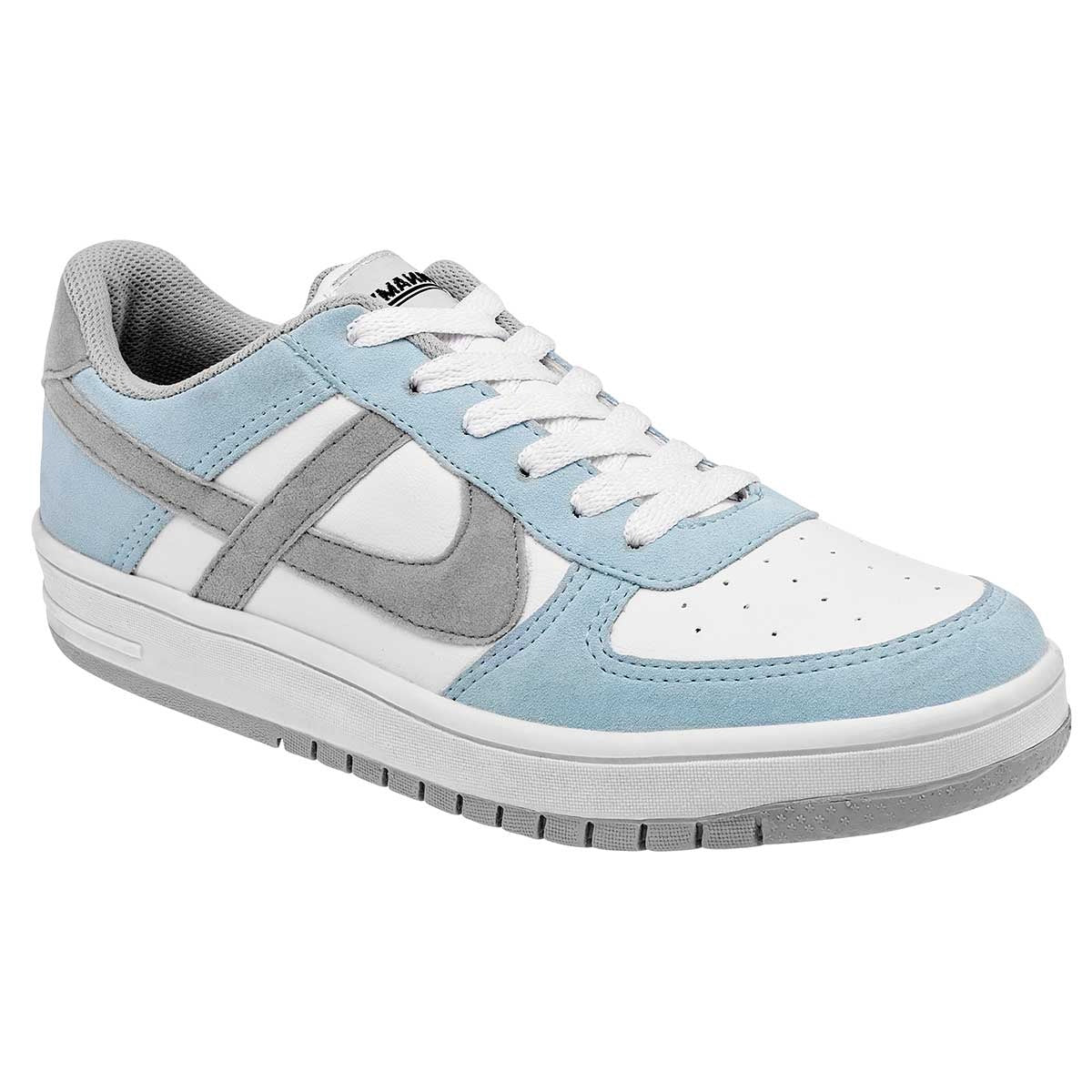 Tenis tipo deportivo Exterior Piel sintética Color Blanco Para Mujer De Panam