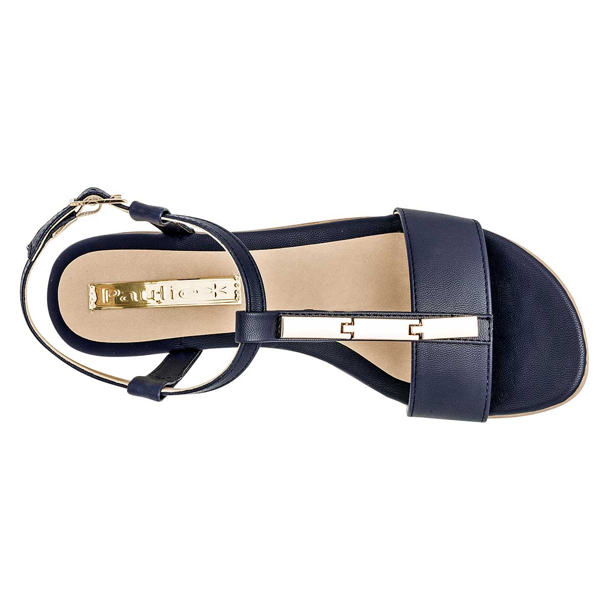 Sandalias con plataforma Exterior Sintético Color Marino Para Mujer De RBCOLLECTION